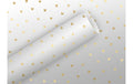 B+C Geschenkfolie 2,5mx70cm 30 mic, Herzen, gold