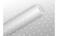 B+C Geschenkfolie 2,5mx70cm 30 mic, Herzen, weiss