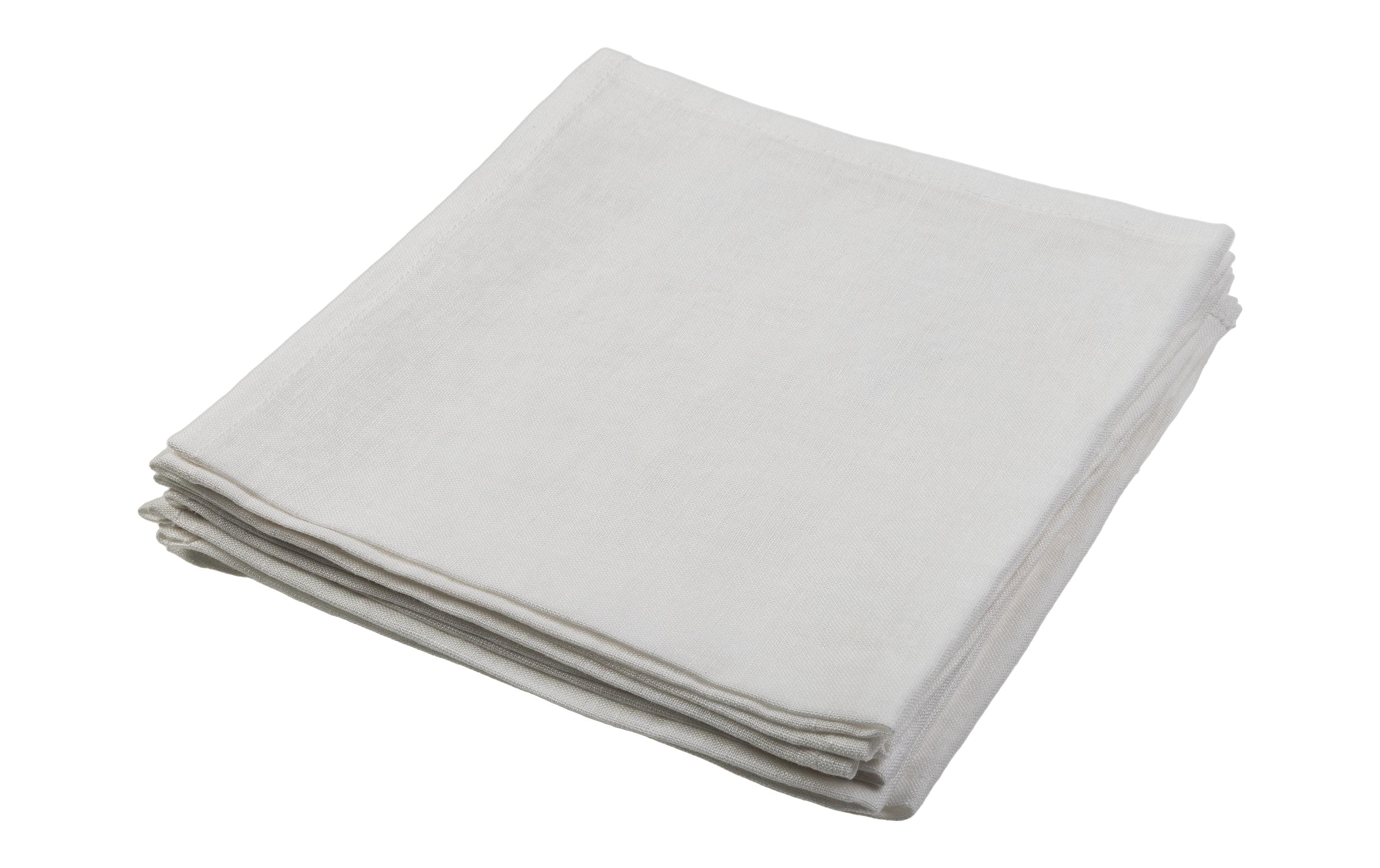 Pichler Serviette LARS weiss 40x40cm, 6 Stk