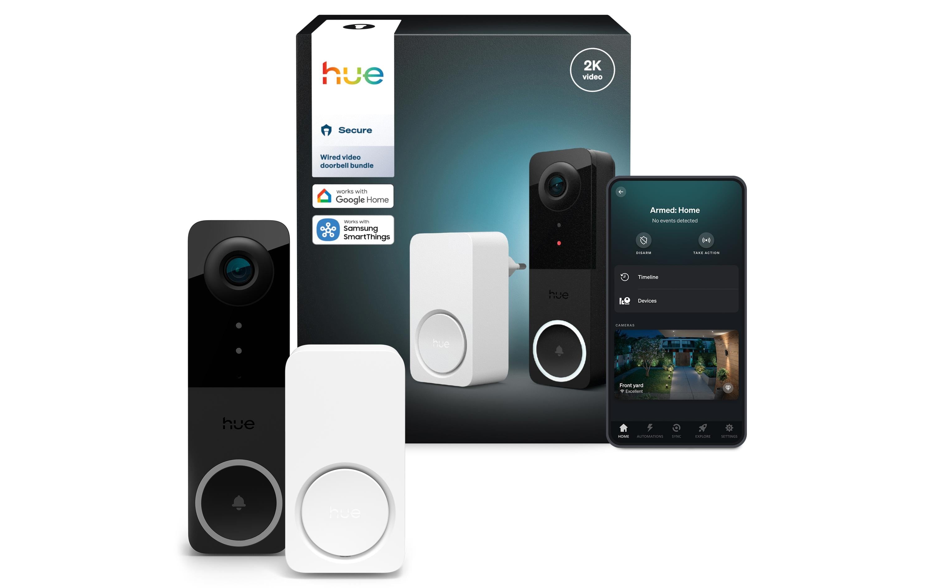 Philips Hue Secure Doorbell Set Türklingelkamera und Indoor Gong