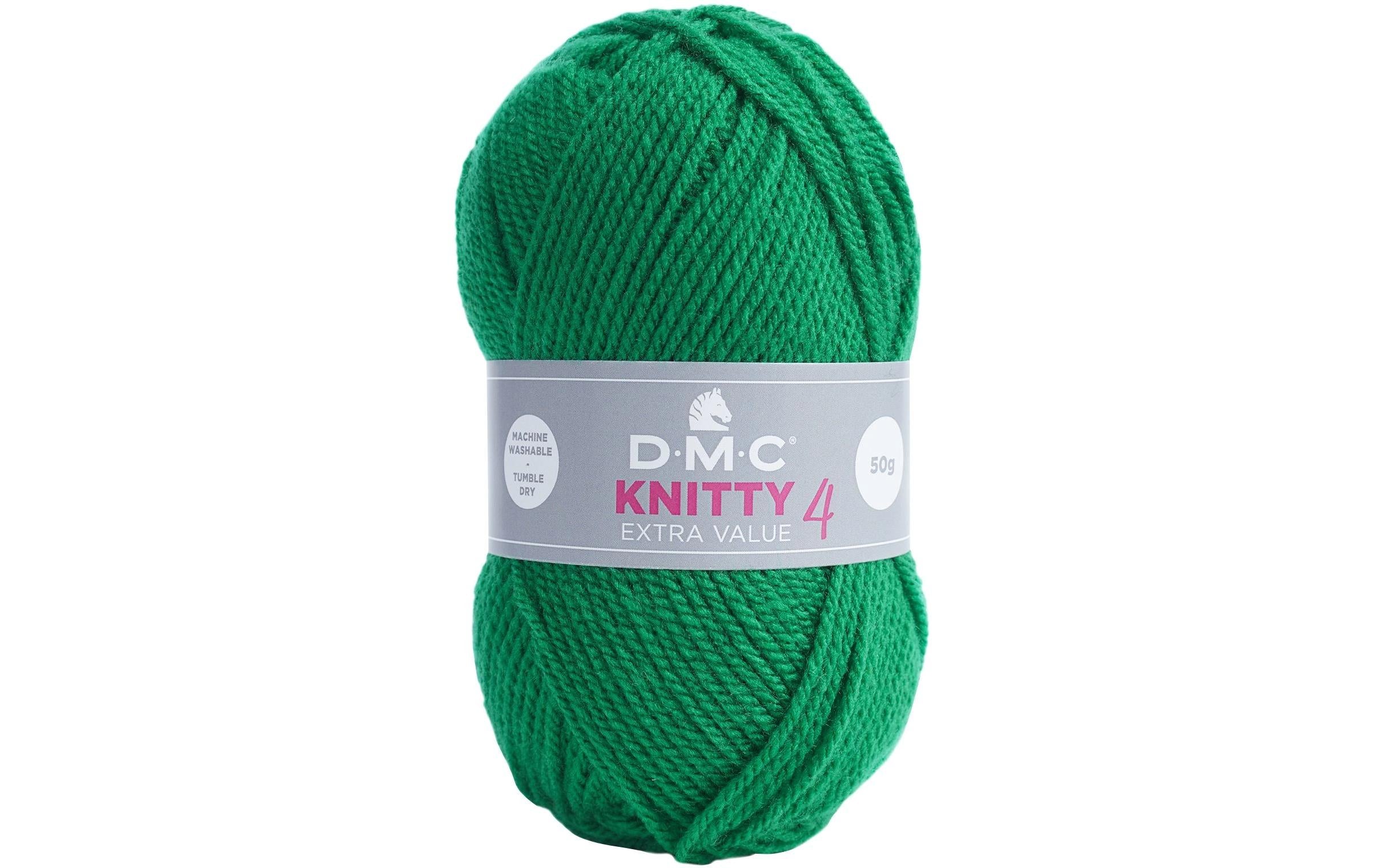 DMC Wolle Knitty 4 Mini, grün 50 g, 140 m, 100 % PAN