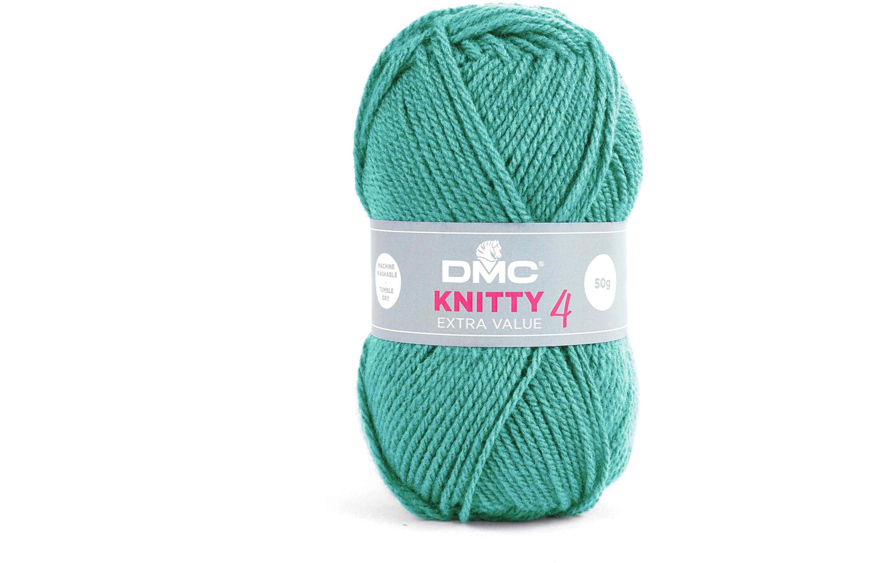 DMC Wolle Knitty 4 Mini, türkis 50 g, 140 m, 100 % PAN