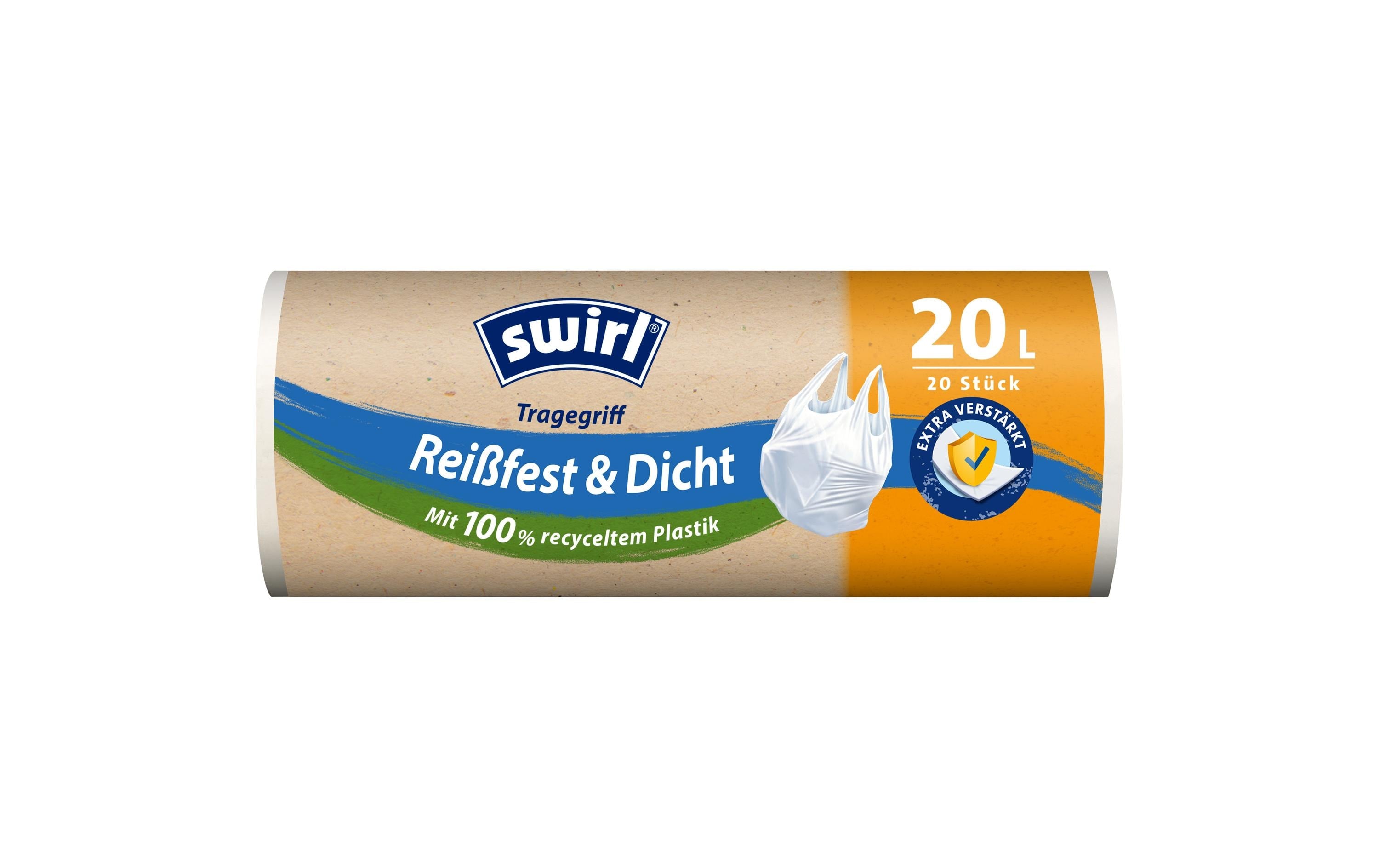 Swirl Müllbeutel 20l Tragegriff, 20l