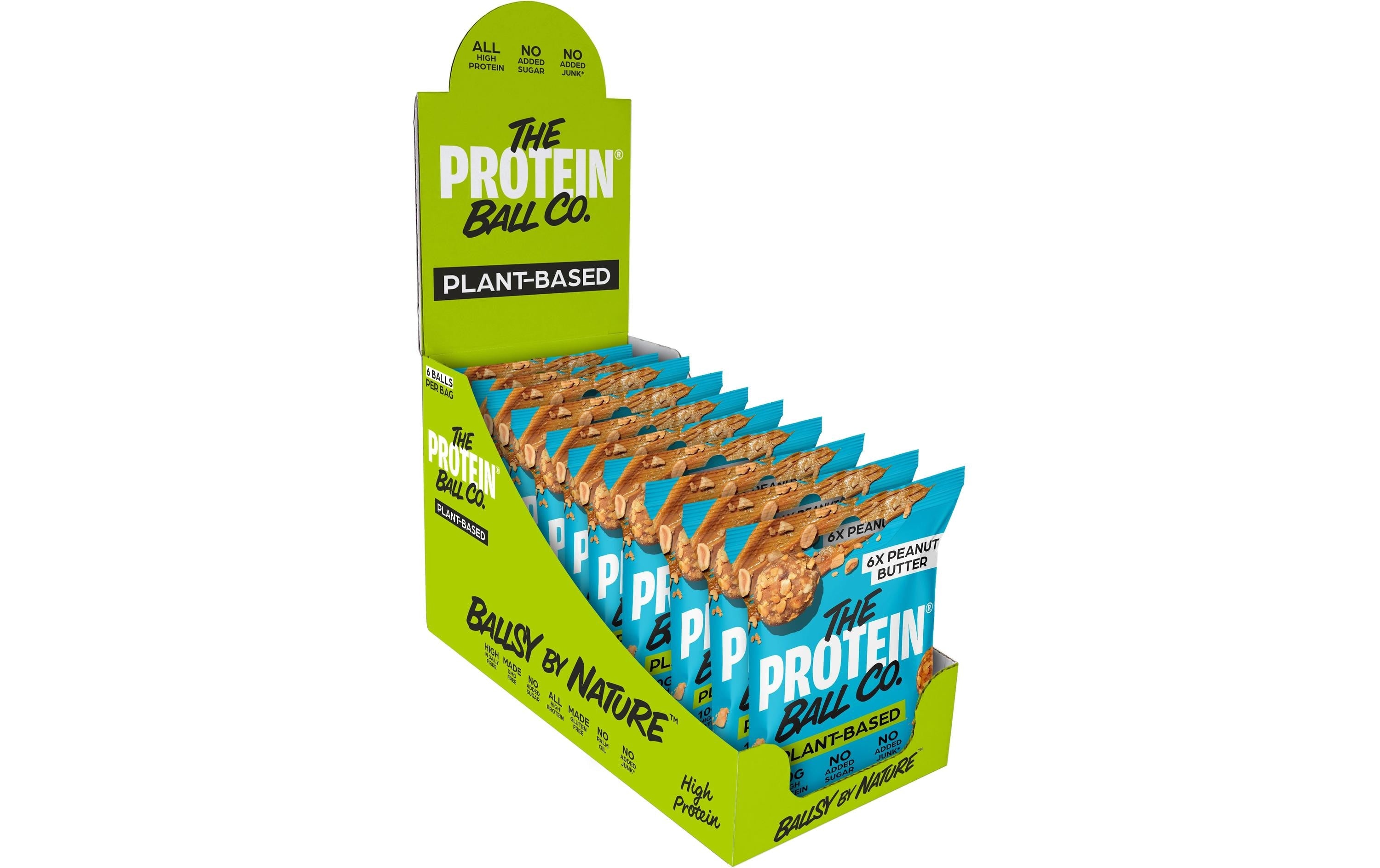 Protein Balls Peanut Butter Plant Protein 10 x 45 g
