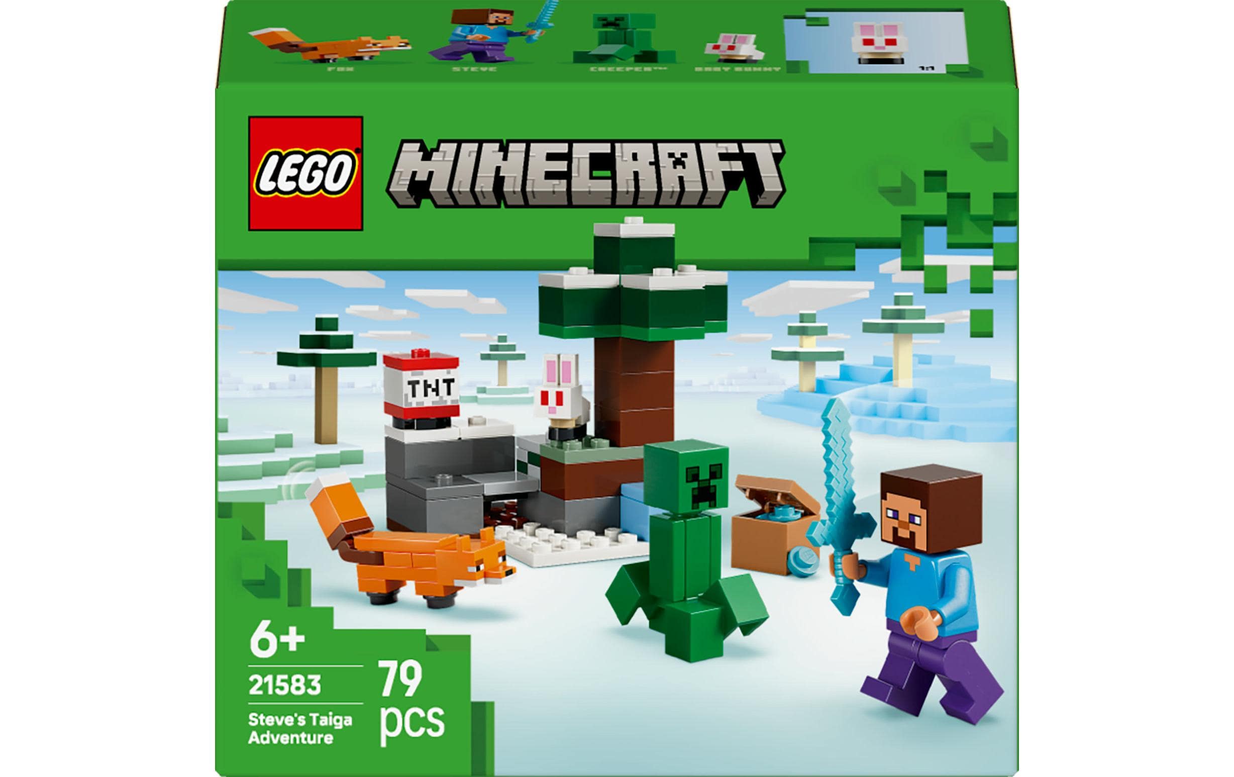 Steves Abenteuer in der Taiga LEGO Minecraft