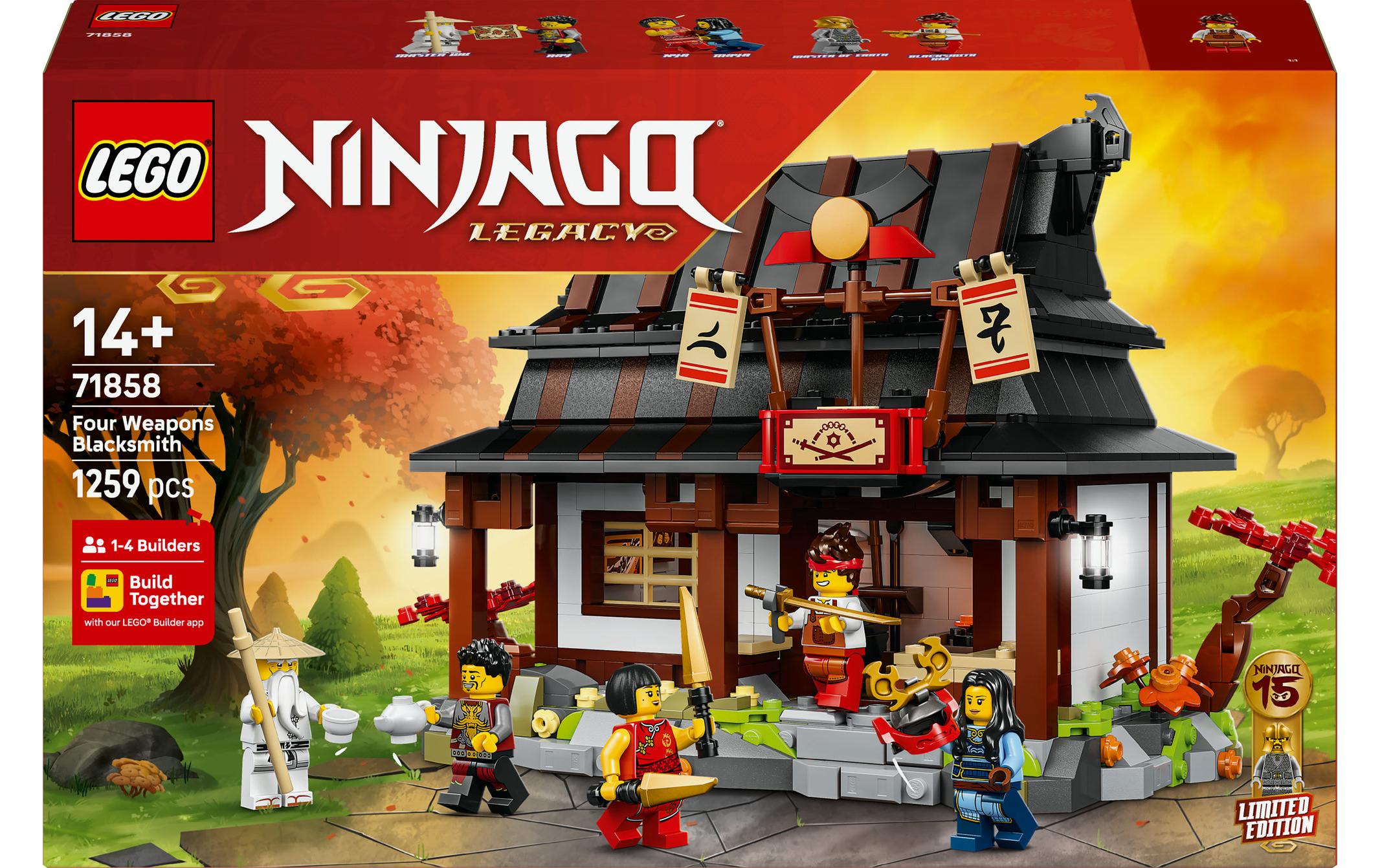 15-Jubiläum der Vier-Waffen-Schmiede LEGO NINJAGO
