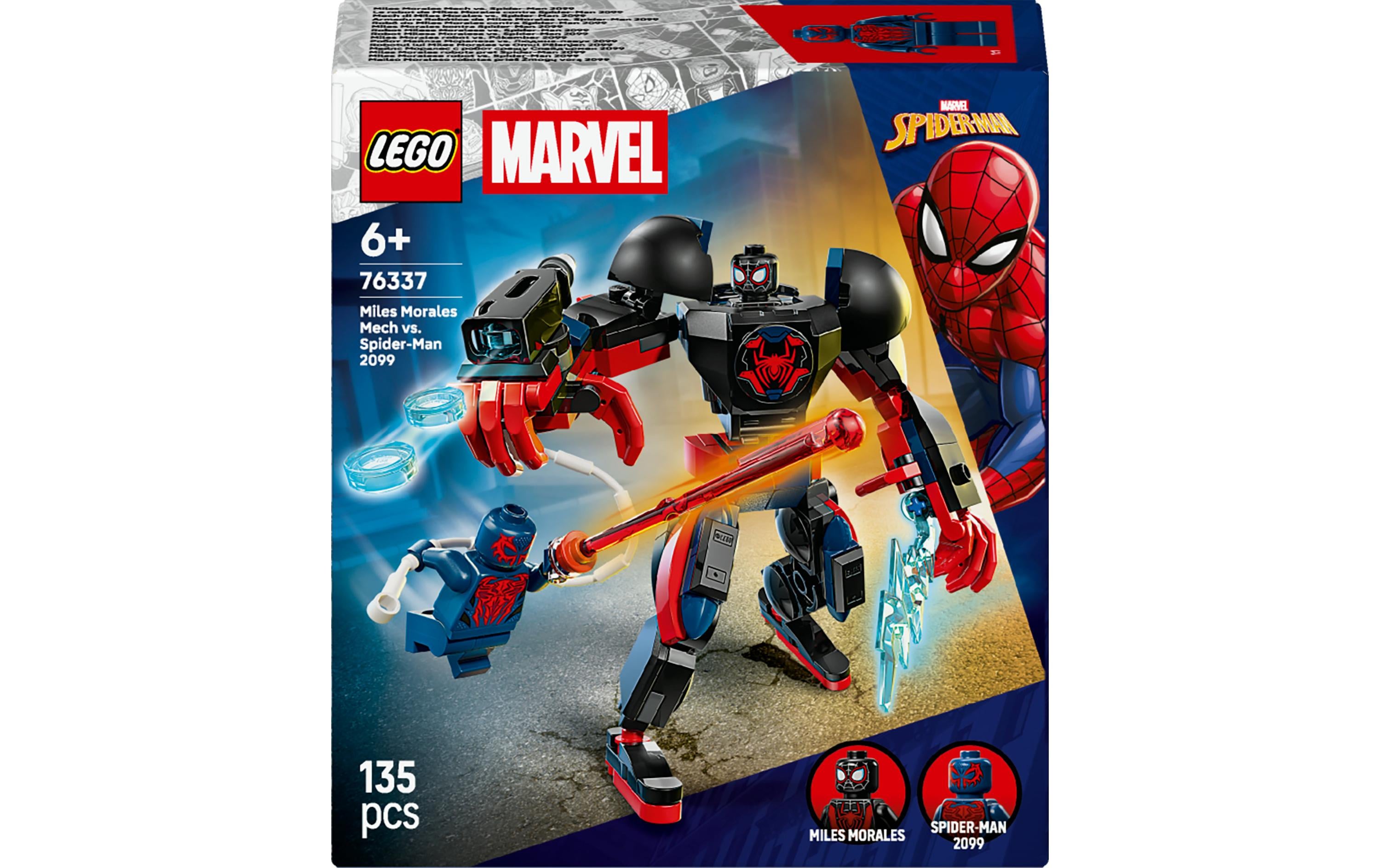 Miles Morales Mech vs. Spider-Man 2099 LEGO Marvel Super Heroes