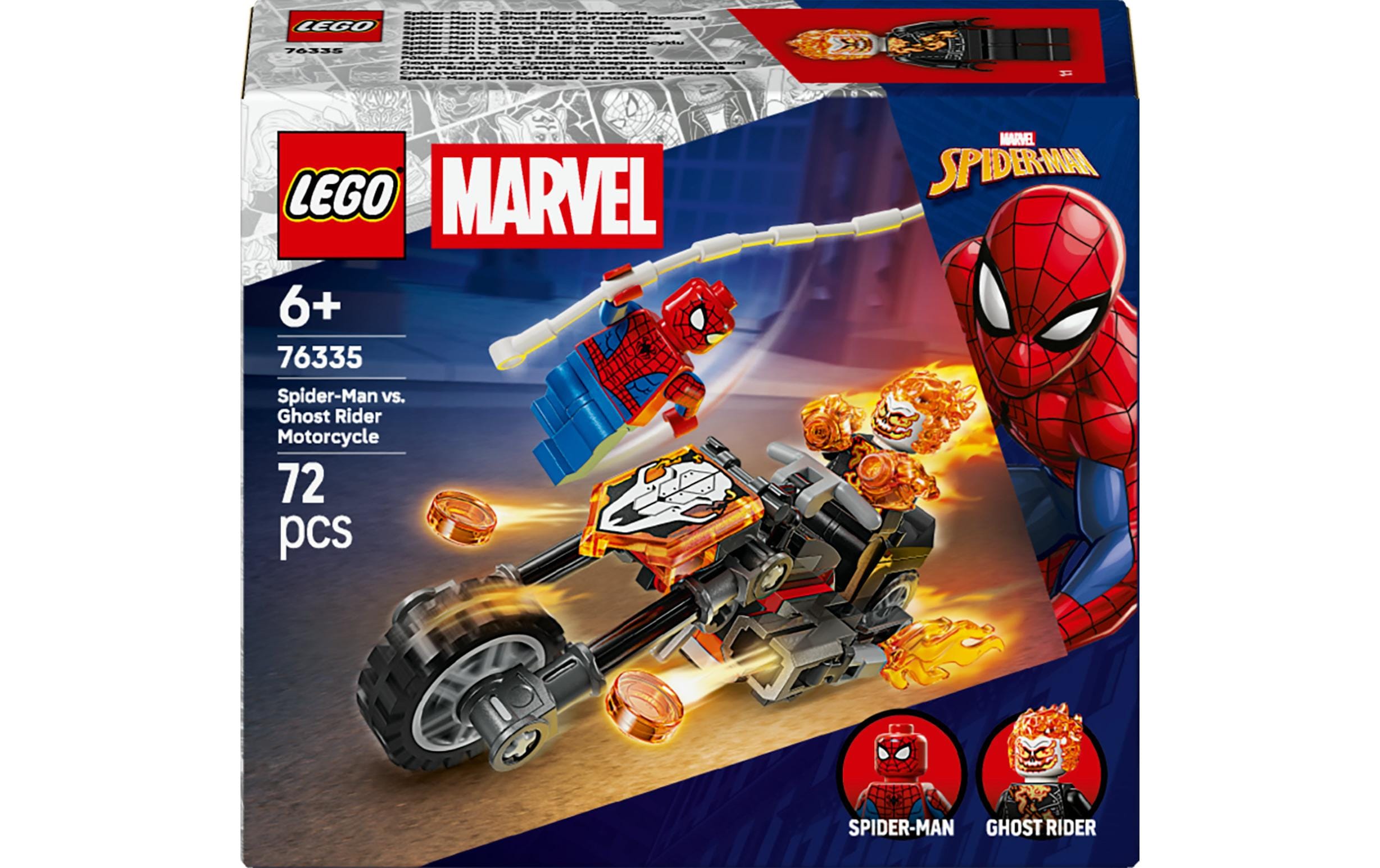 Spider-Man vs. Ghost Rider auf Motorrad LEGO Marvel Super Heroes