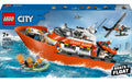 Rettungsboot der Küstenwache mit Heli LEGO City Exploration