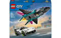 Düsenflieger vs. Rennauto LEGO City Fahrzeuge