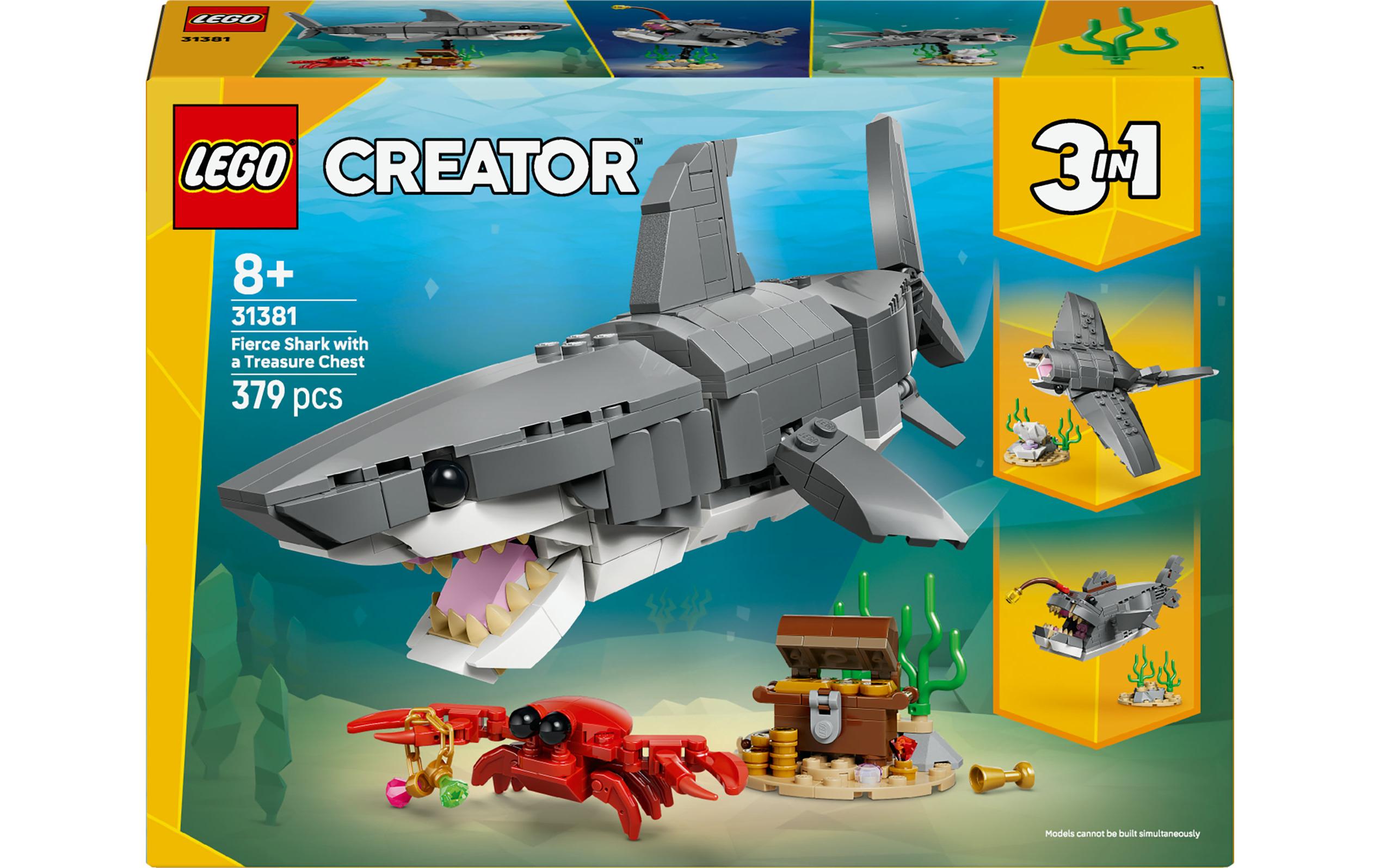 Wilder Hai mit Schatztruhe LEGO Creator