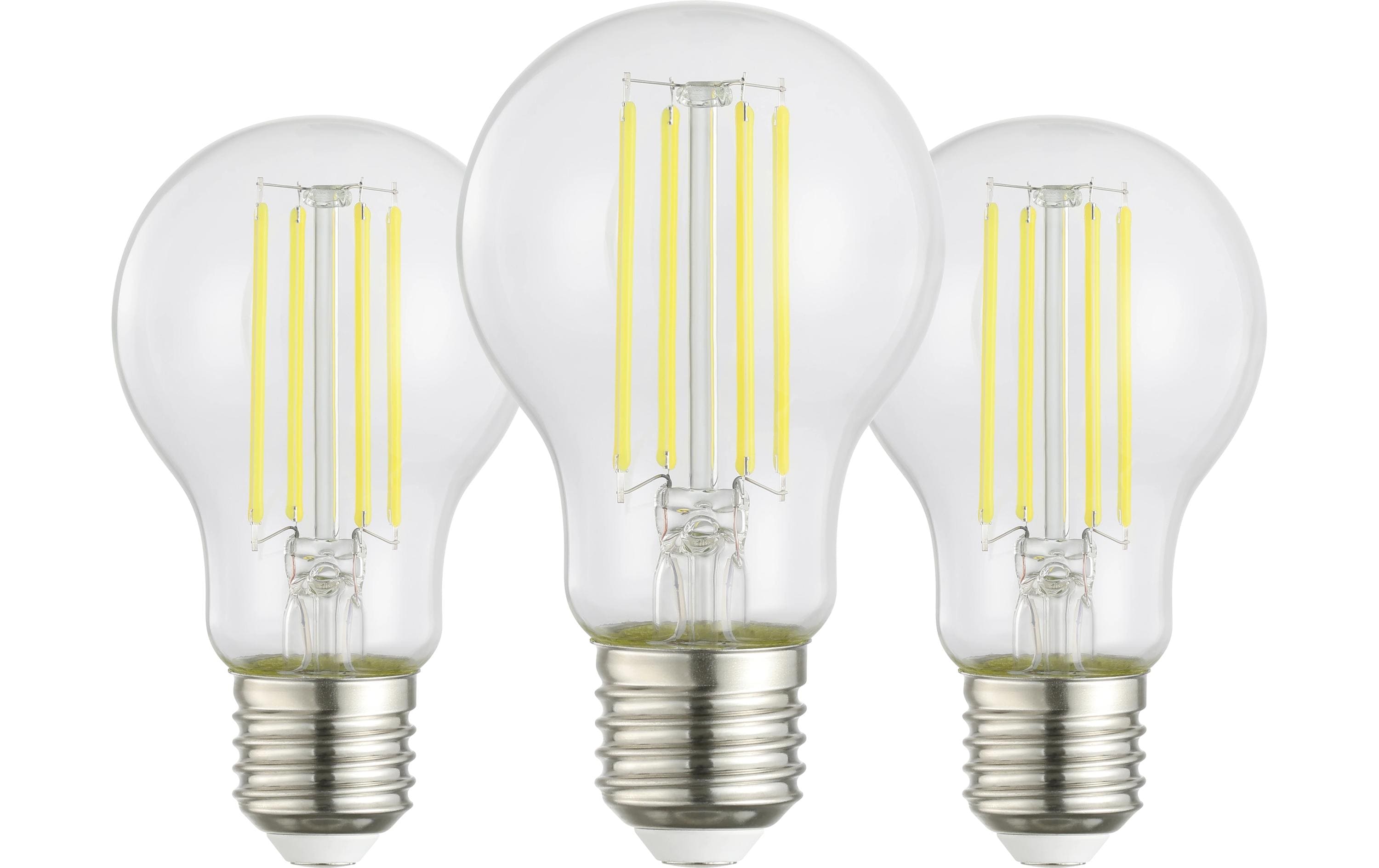 Eglo Leuchtmittel E27 3er Pack 7.2W, Warmweiss, 2700K, nicht dimmbar
