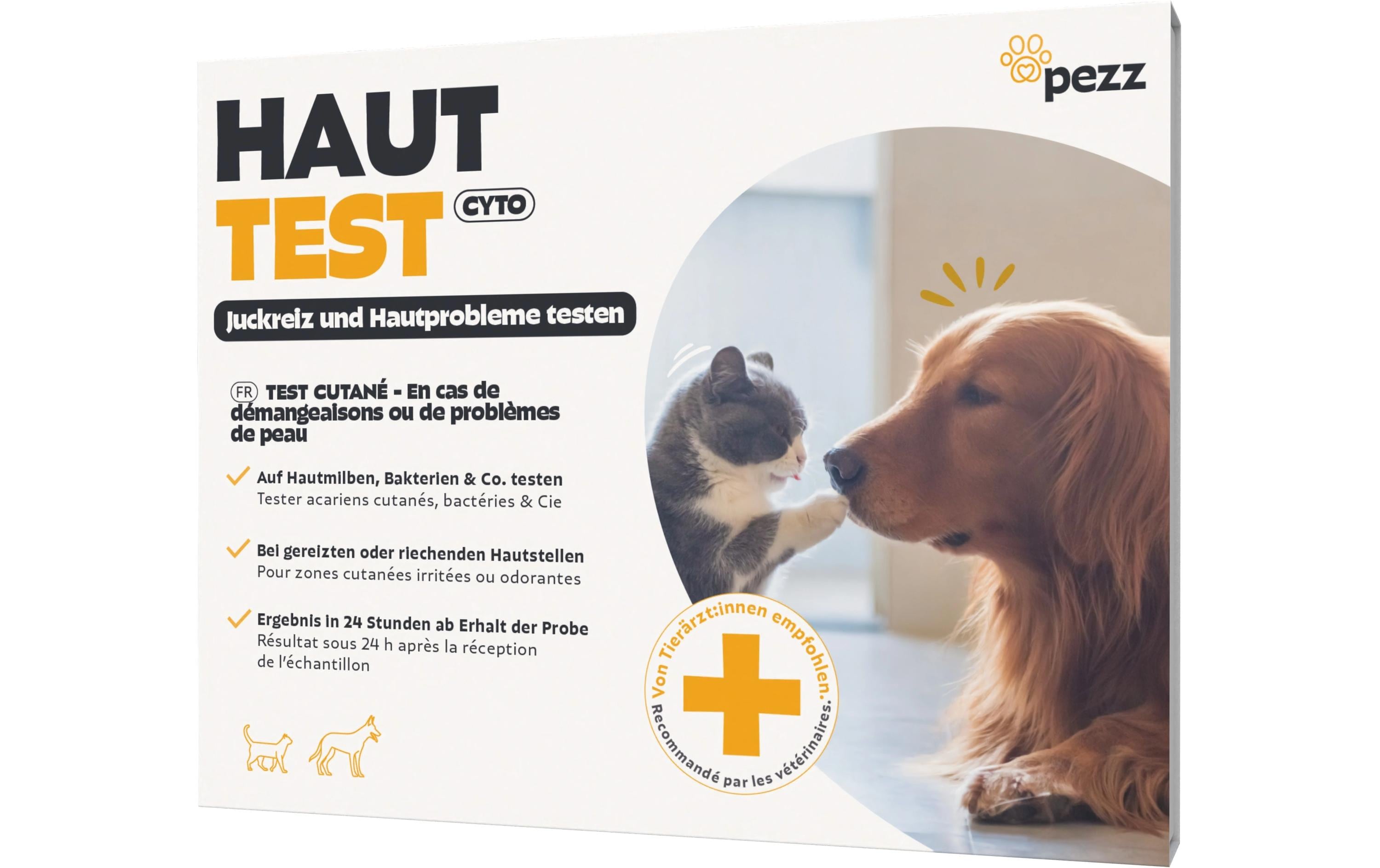 Pezz Haut & Juckreiztest für Hunde & Katzen