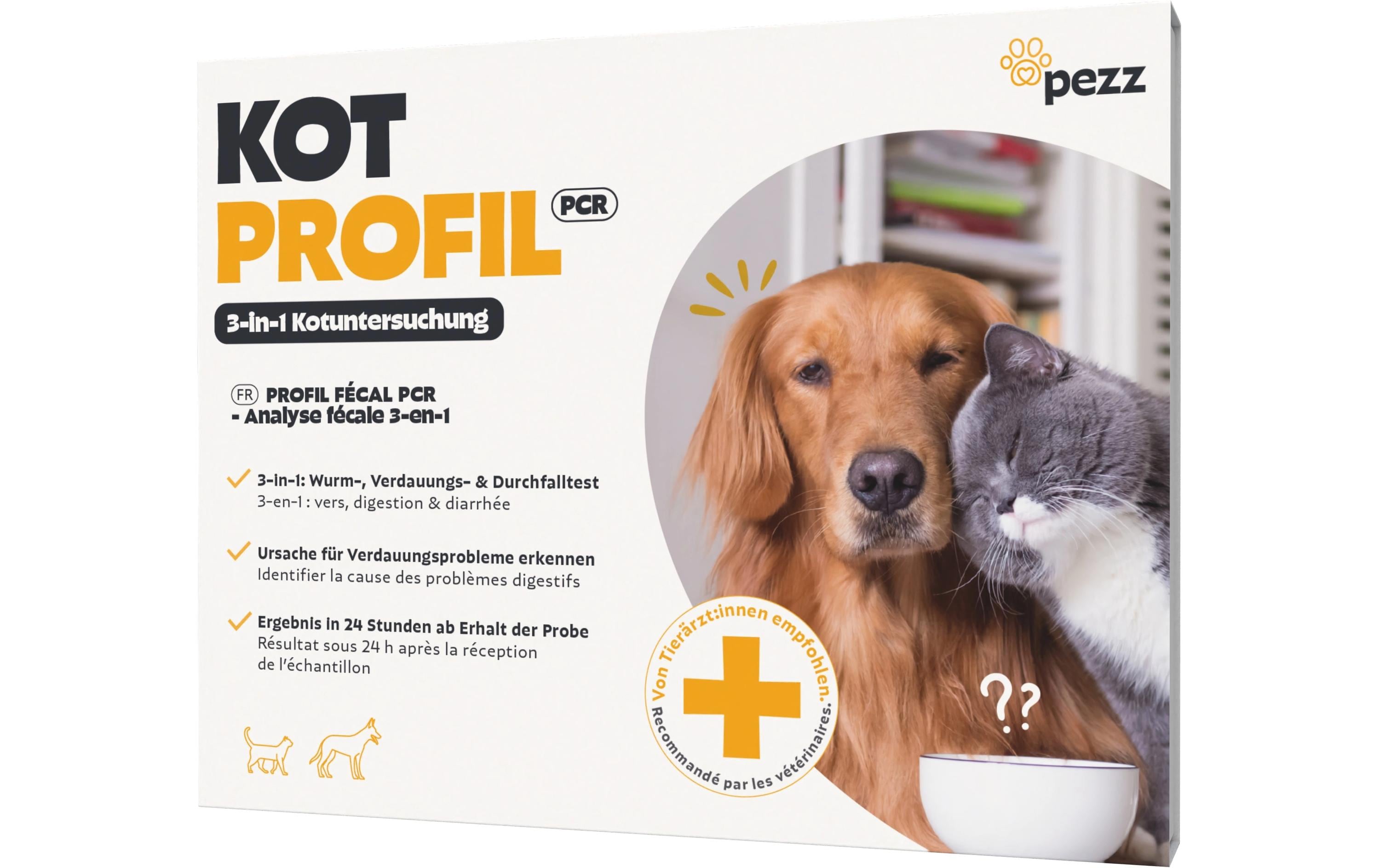Pezz Test grosses Kotprofil für Hunde & Katzen