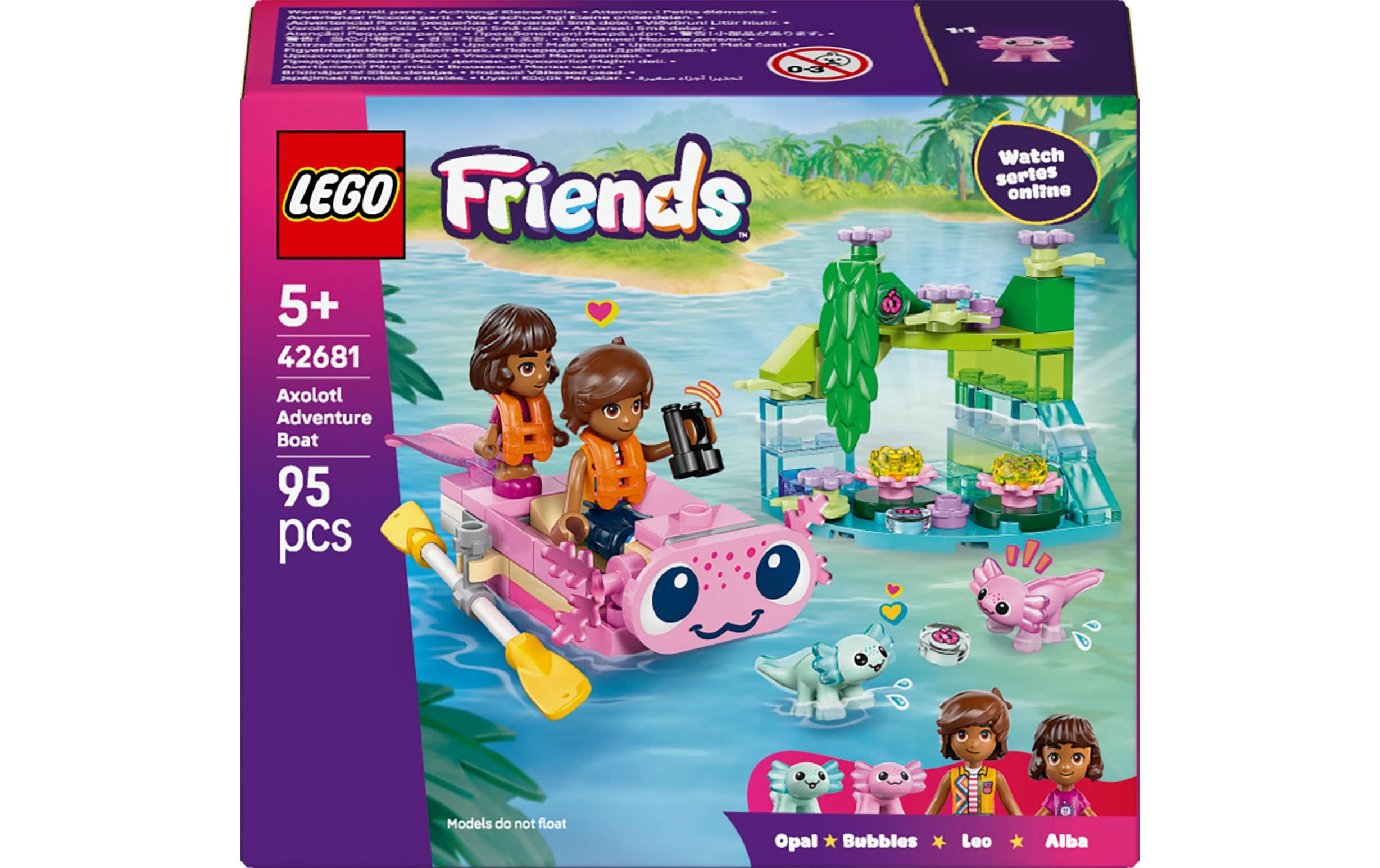 Axolotl-Abenteuerboot LEGO Friends