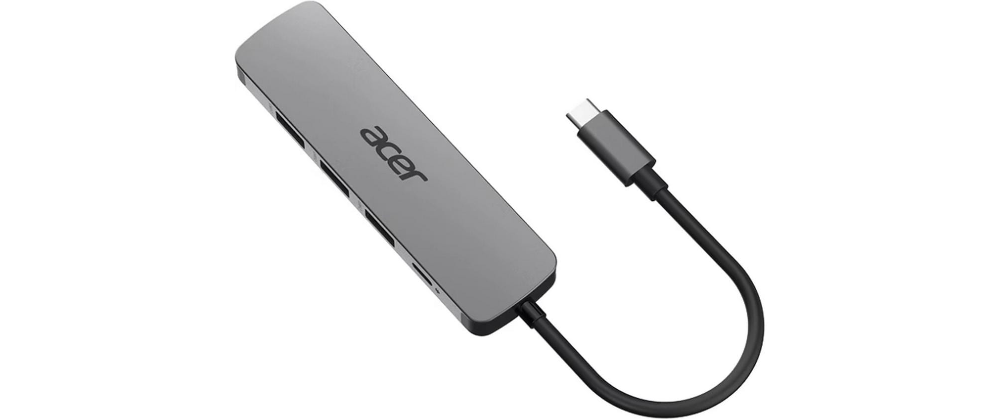 Acer Mini-Dock USB Type-C, 5-in-1 HDMI (4k), 3x USB-A (5Gbps), USB-C bis 100W