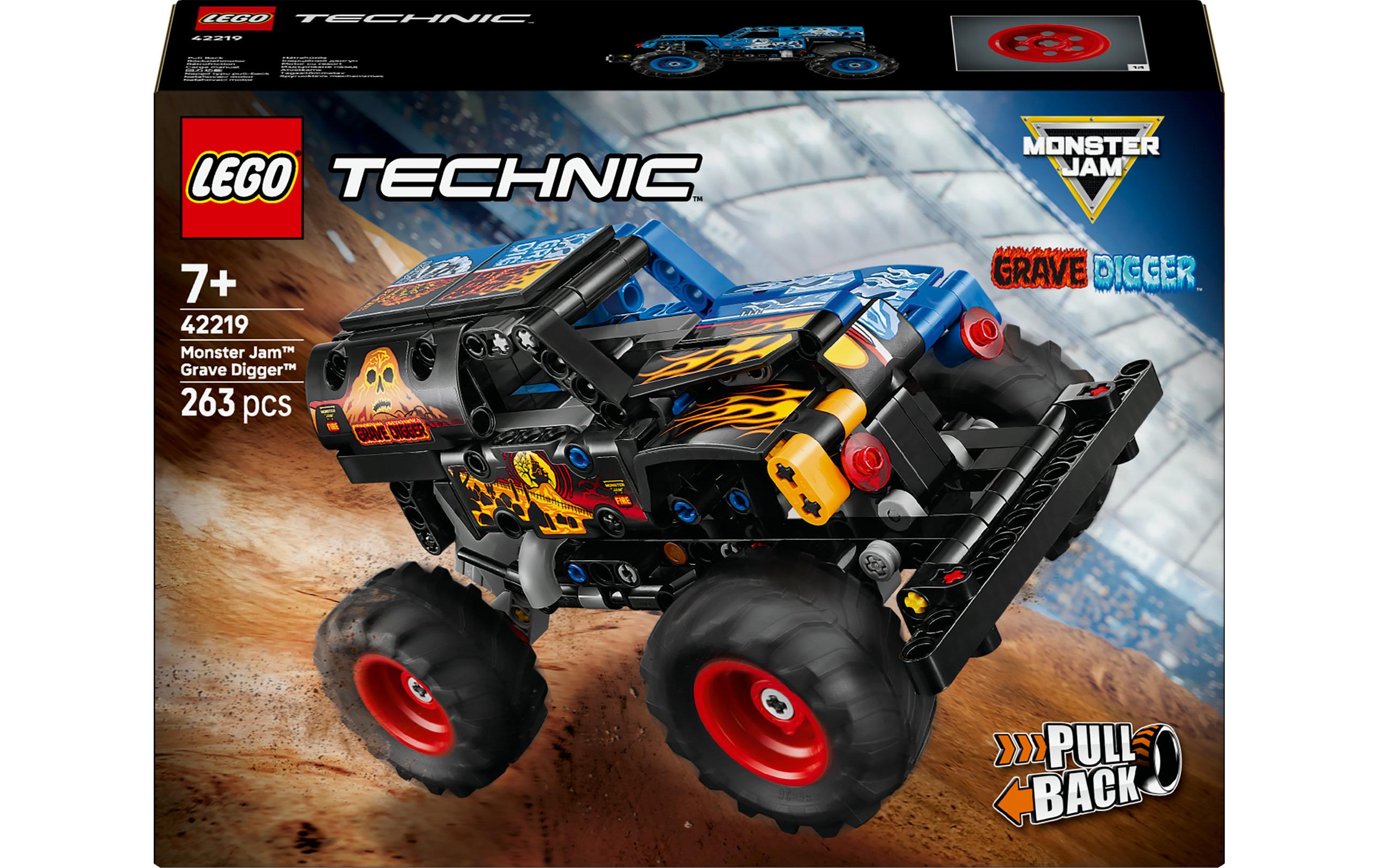 Monster Jam Grave Digger Feuer und Eis LEGO Technic