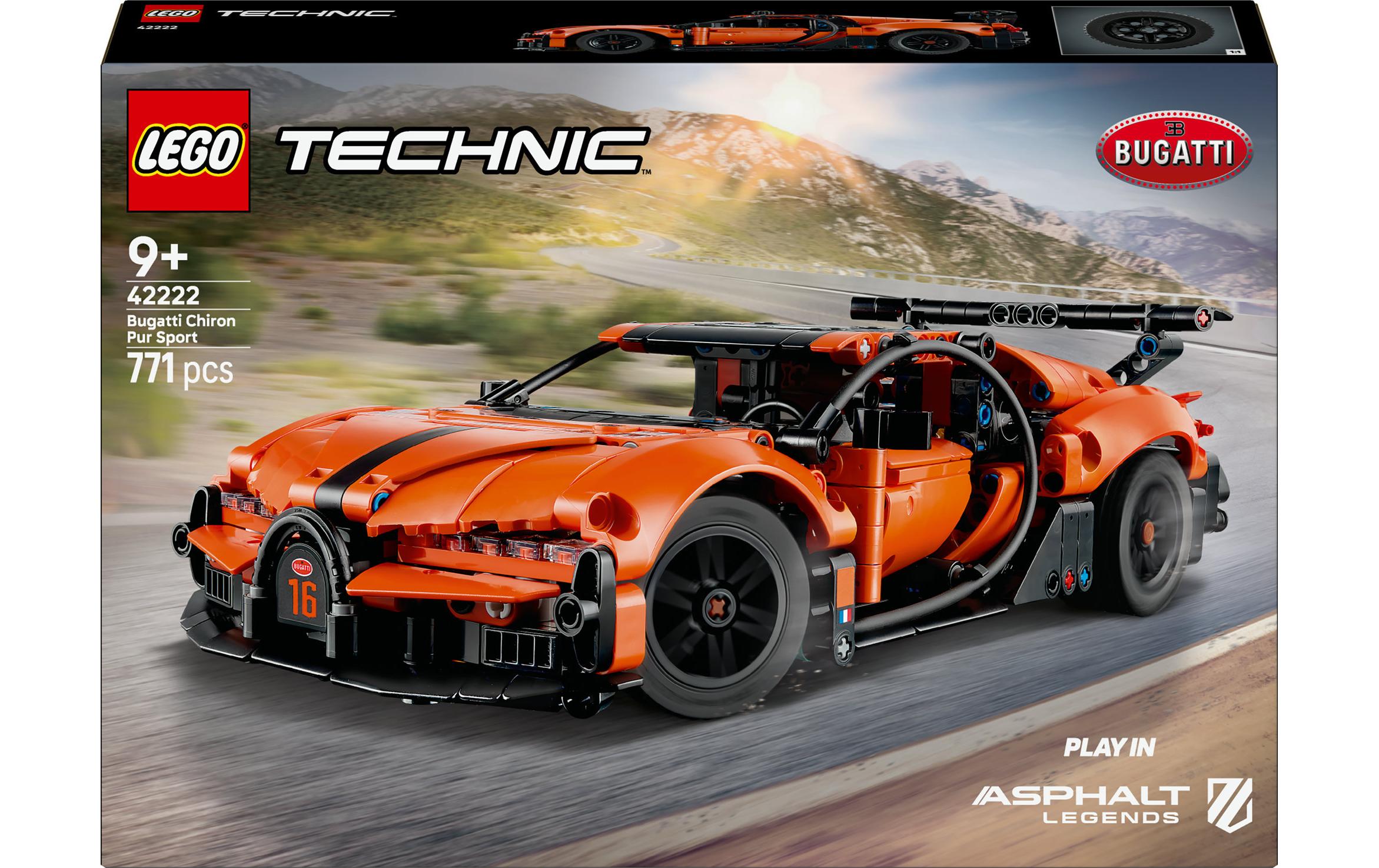 Bugatti Chiron Pur Sport Hypercar LEGO Technic