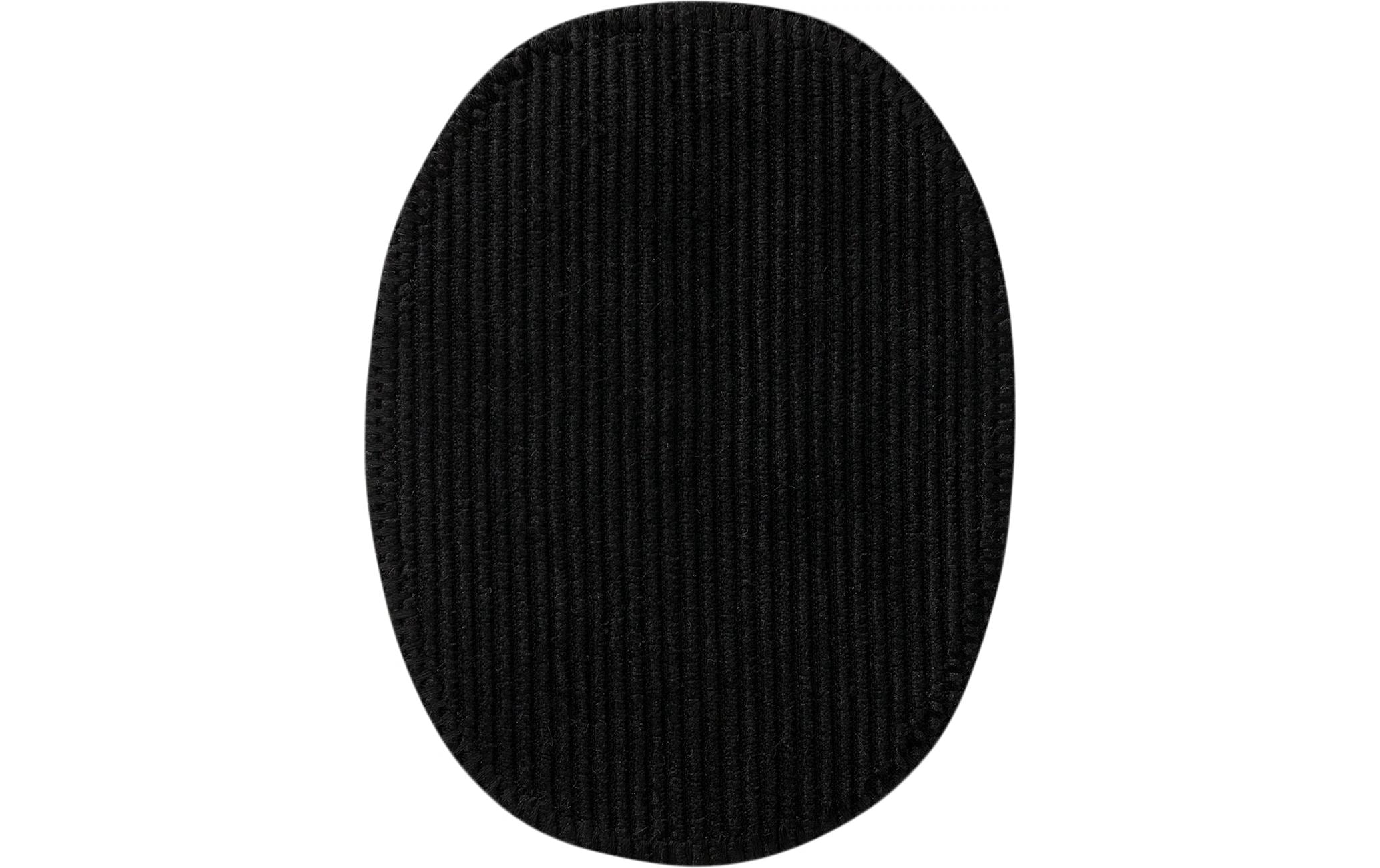 Monoquick Kordflicken 8.5 x 11.2 cm Schwarz, 2 Stück