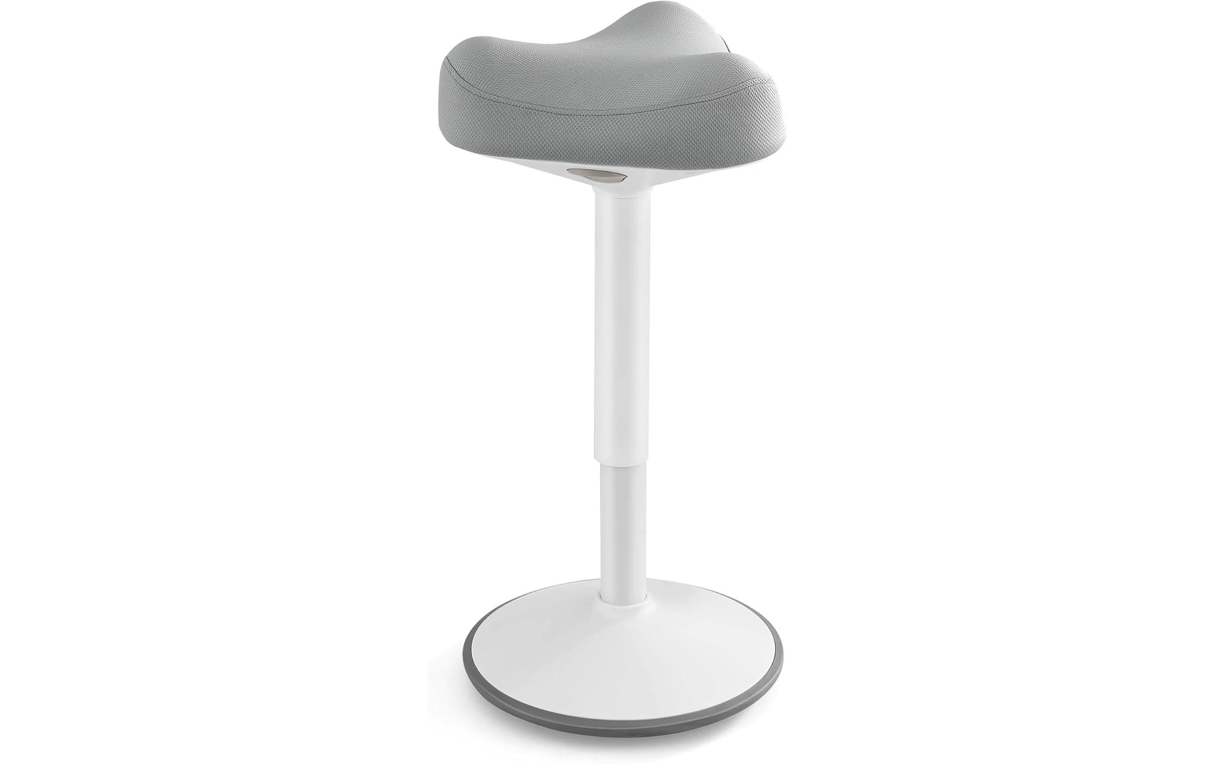 Songmics Hocker Farbe: grau/weiss, Hohe: 59-83.5ccm