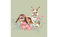 Paper+Design Servietten Misty Easter 33x33cm, 20 Stück. 3-lagig, FSC