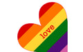 Paper+Design Servietten Colourful Love 33x33cm, 12 Stück. gestanzt, FSC
