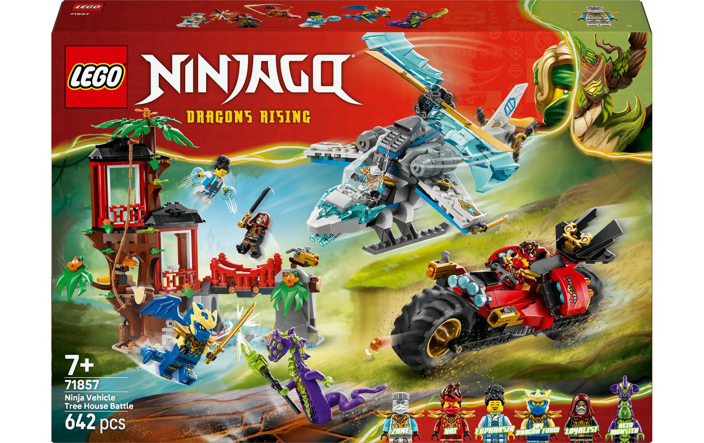 Showdown am Baumhaus mit dem Ninja-Bike LEGO NINJAGO