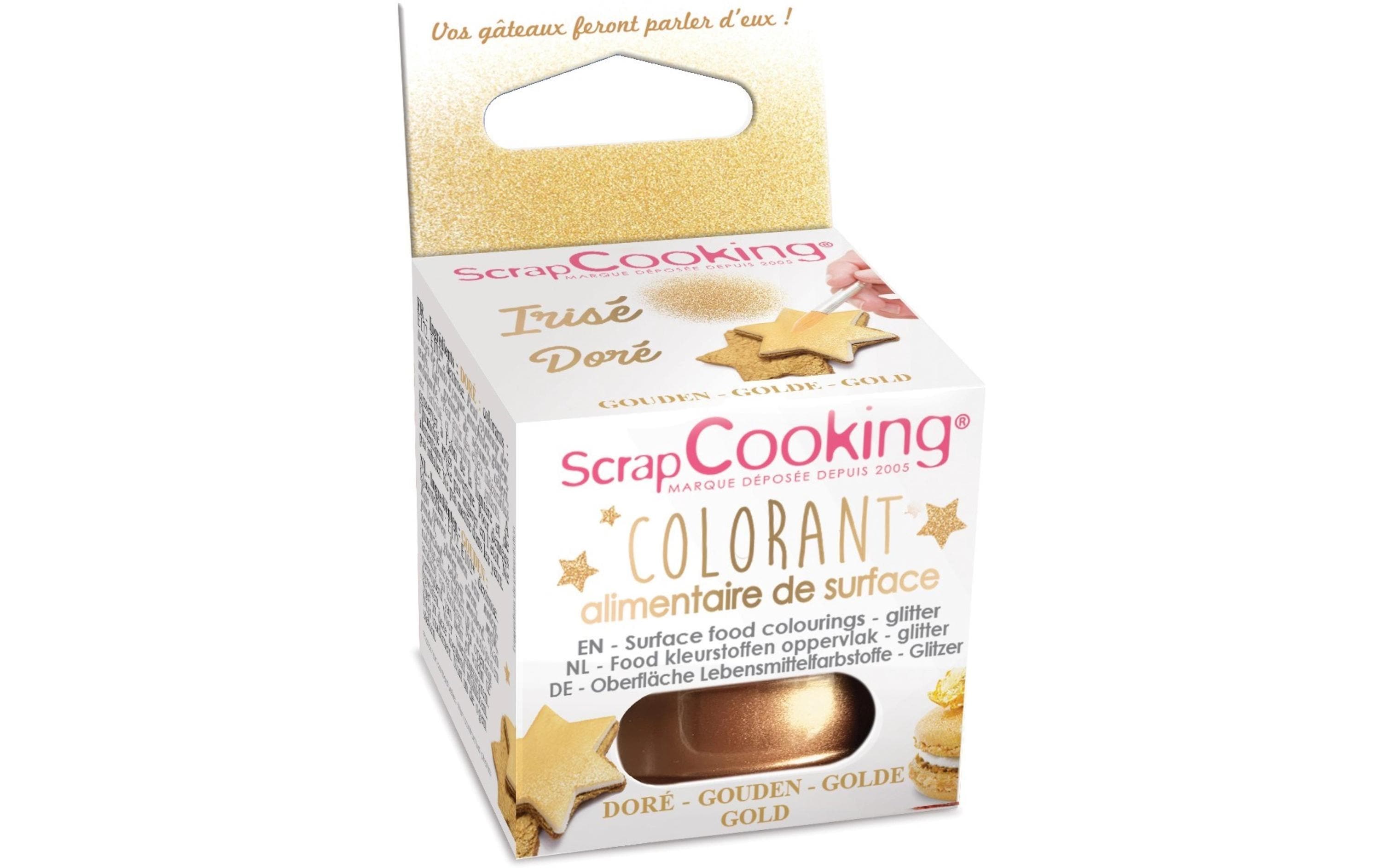 Lebensmittelpuder Glitzer Gold 5 g