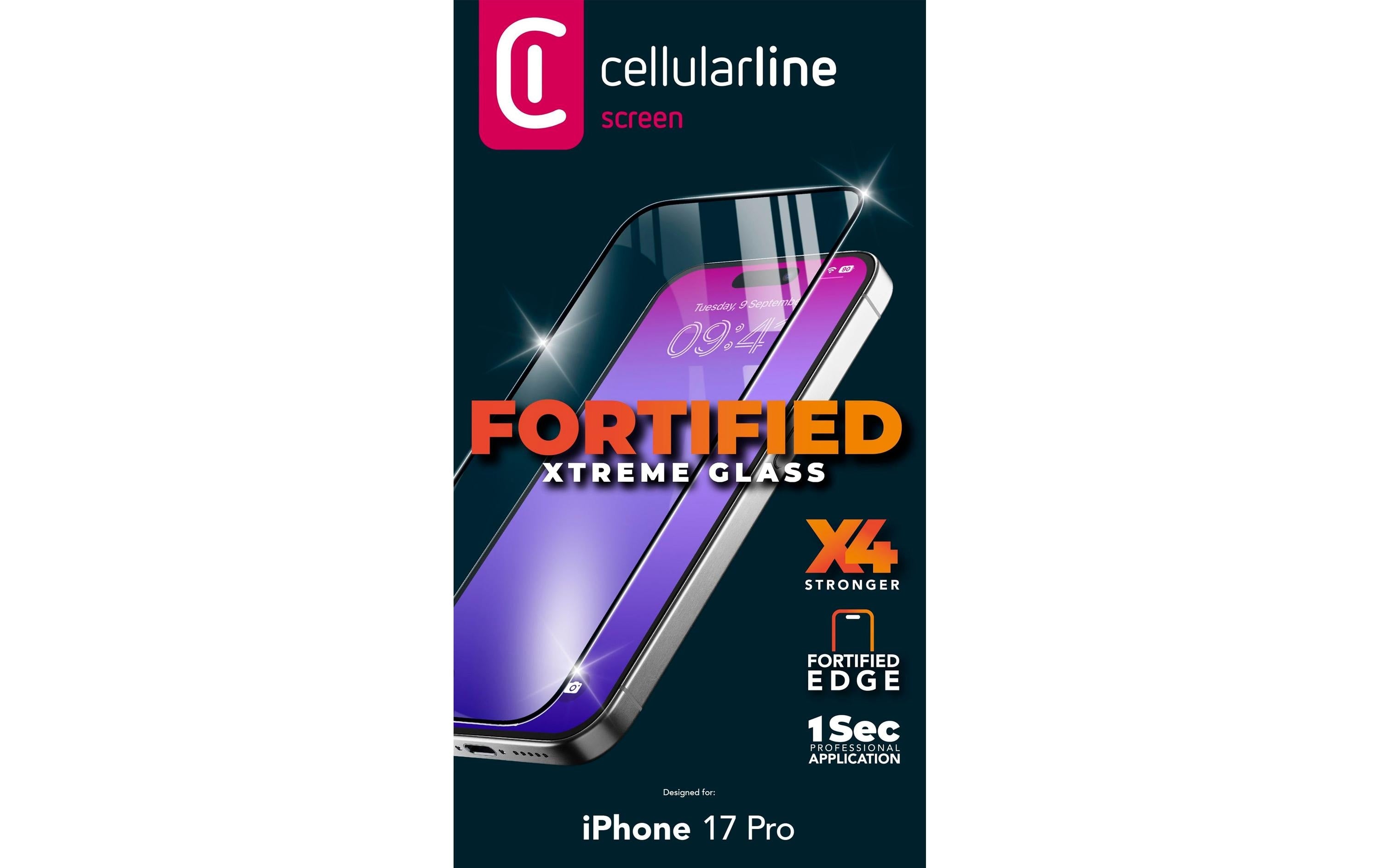 Cellular Reinforced Tempered Glass iPhone 17 Pro