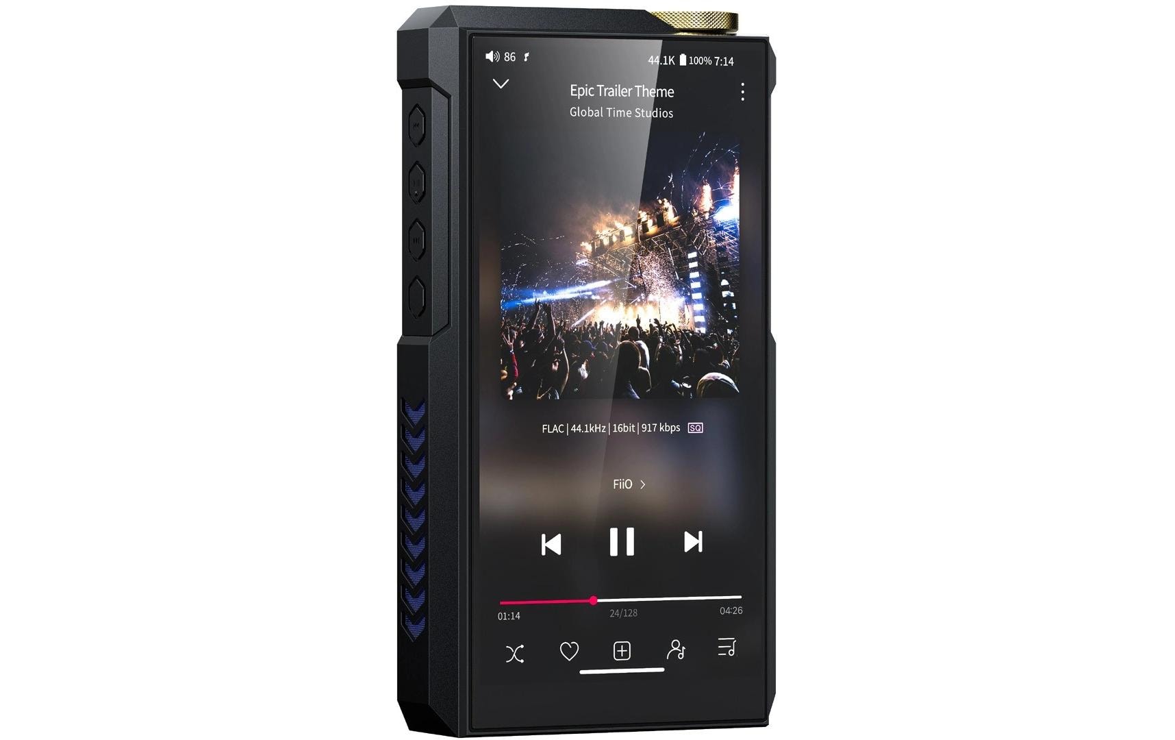 FiiO M27, Portabler Android Hi-Res-Player Aluminium, WiFi, 256 GB, BT