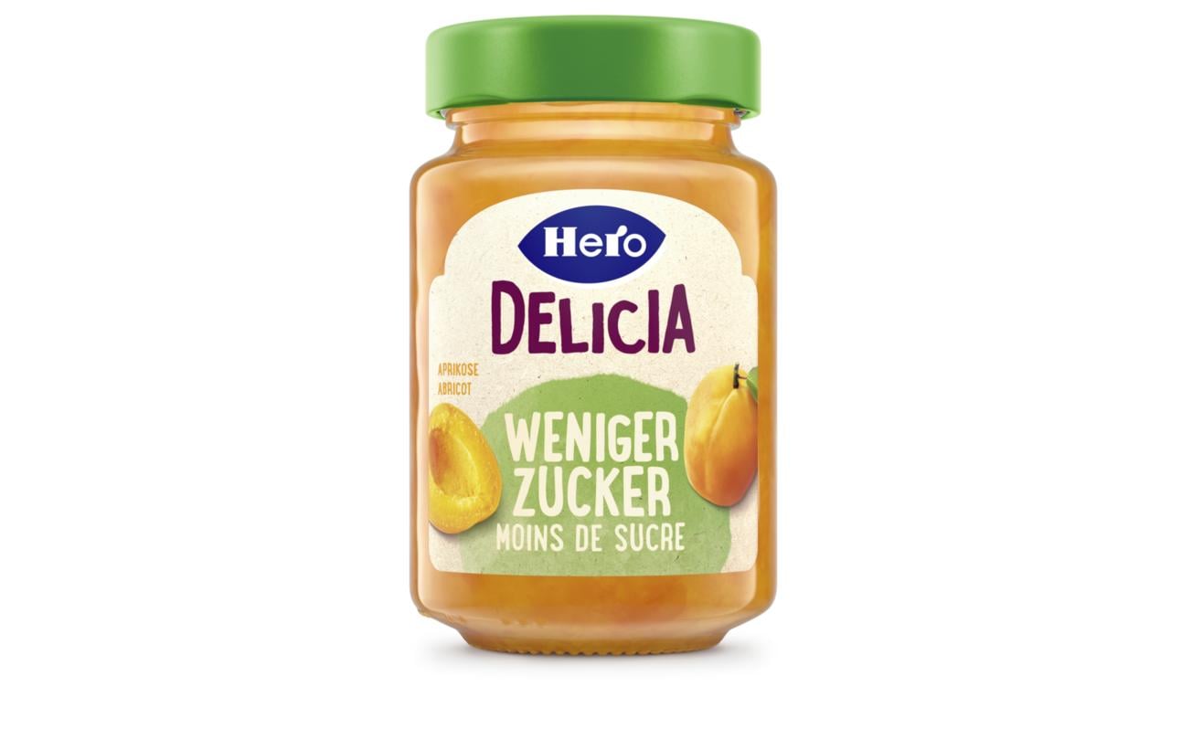 Delicia Aprikose weniger Zucker 270 g