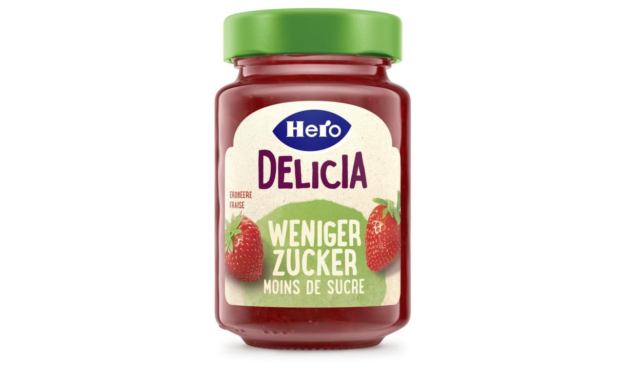Delicia Erdbeer weniger Zucker 270 g