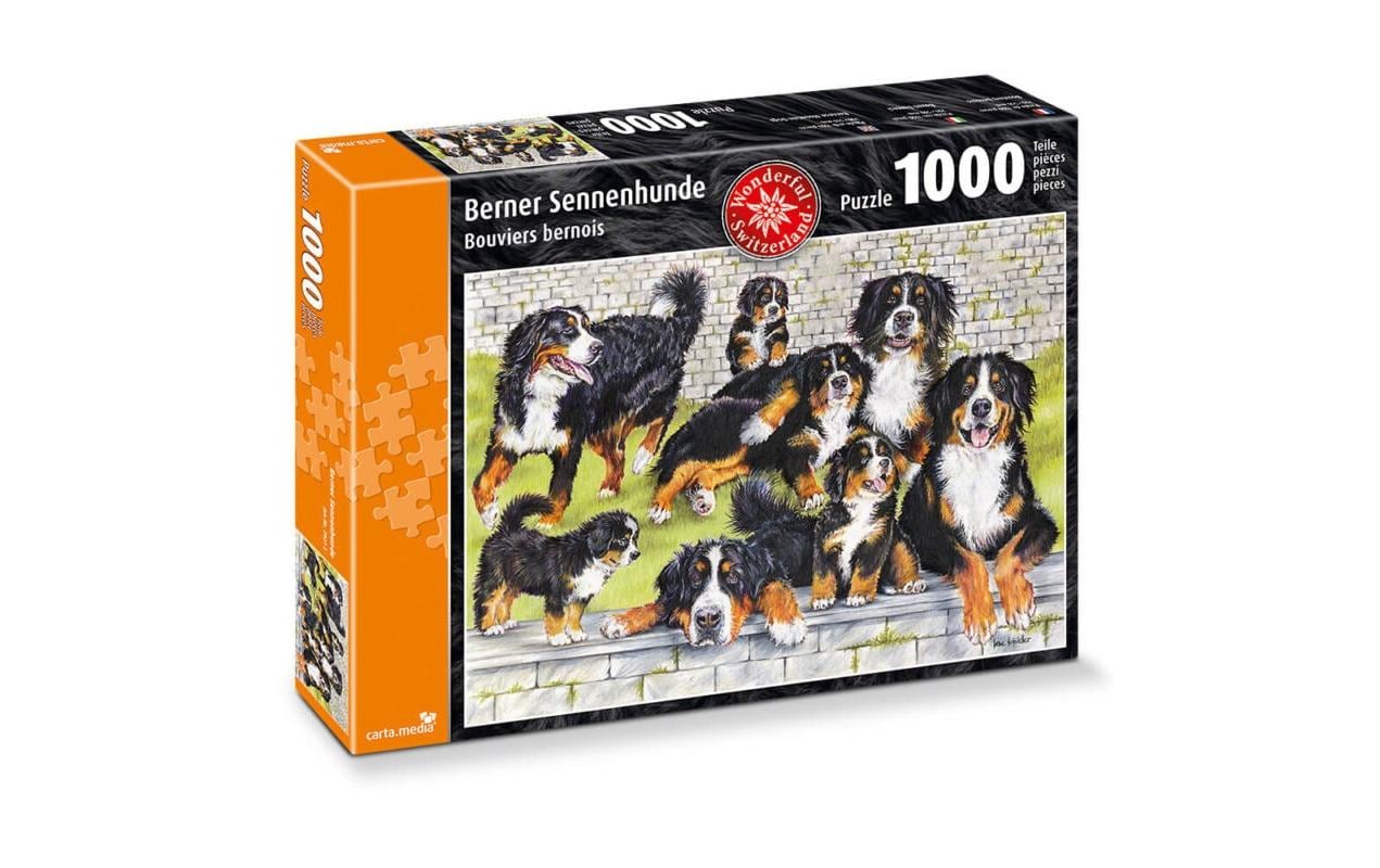 1000 Teile Puzzle Berner Sennenhunde Puzzle mit 1000 Teilen