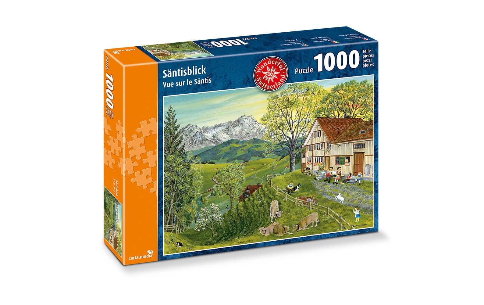 1000 Teile Puzzle Säntisblick Puzzle mit 1000 Teilen