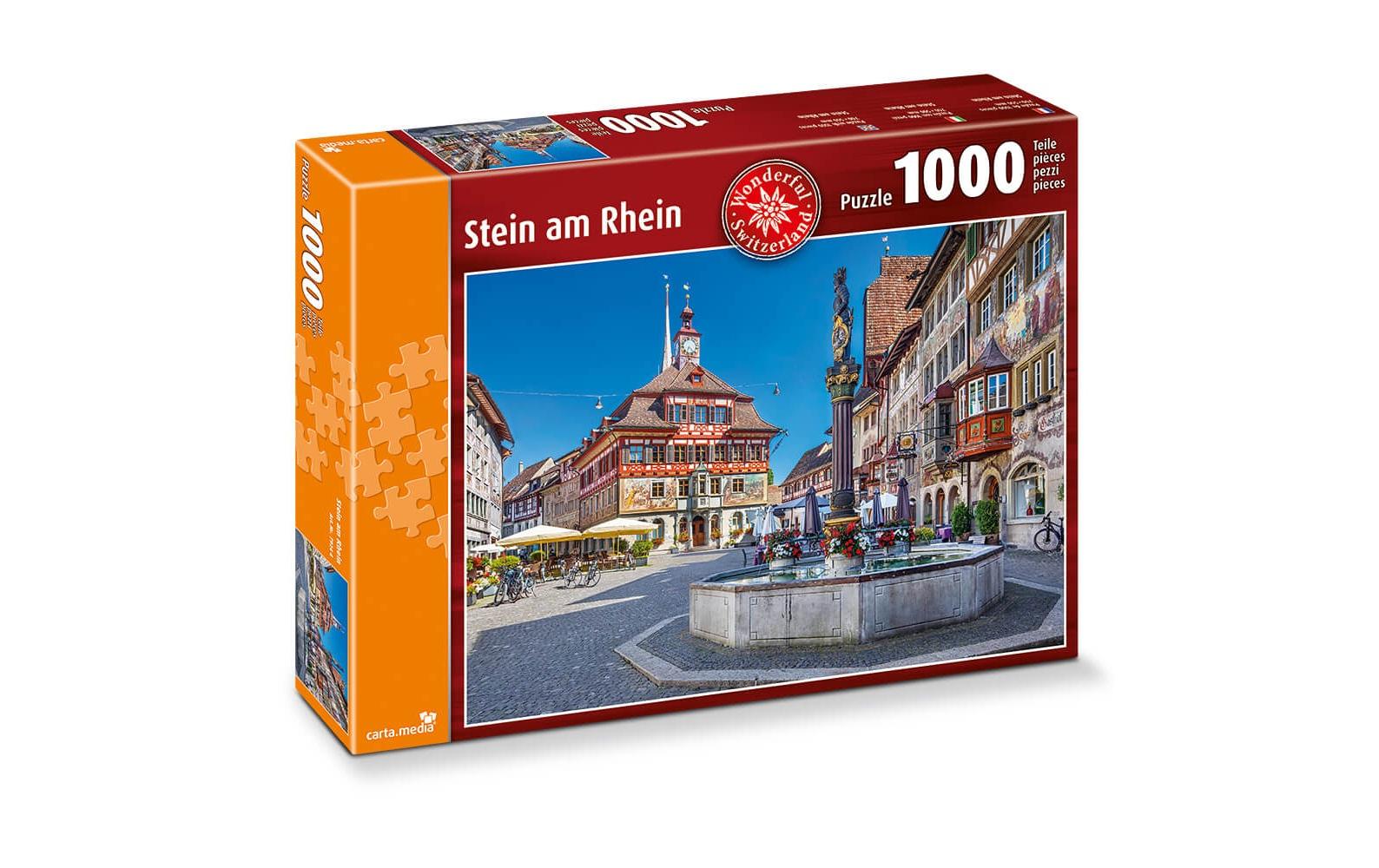 1000 Teile Puzzle Stein am Rhein Puzzle mit 1000 Teilen