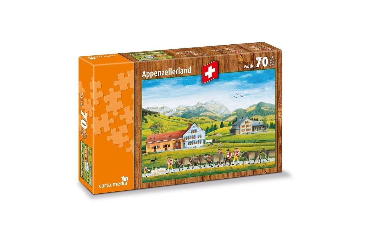 70 Teile Puzzle Appenzellerland Puzzle mit 70 Teilen