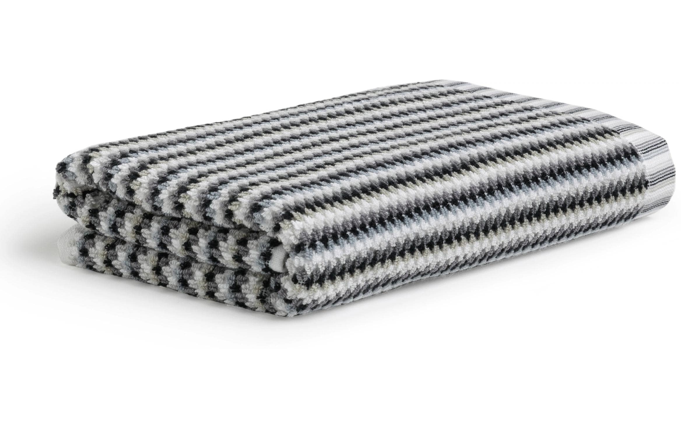 Möve Handtuch Bliss Coloured 100% Baumwolle, 50x100cm, silver/black