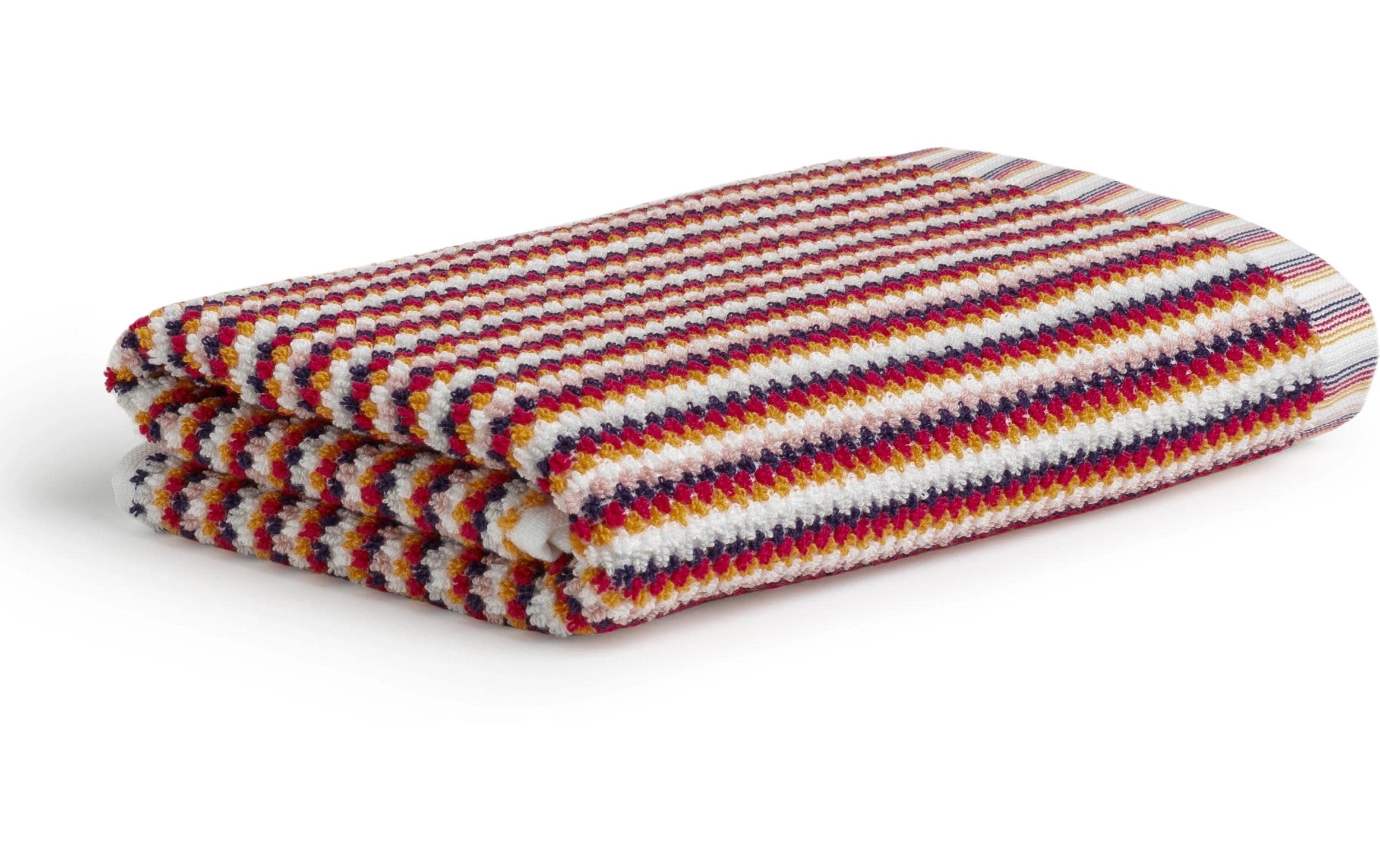 Möve Handtuch Bliss Coloured 100% Baumwolle, 50x100cm, berry/orange