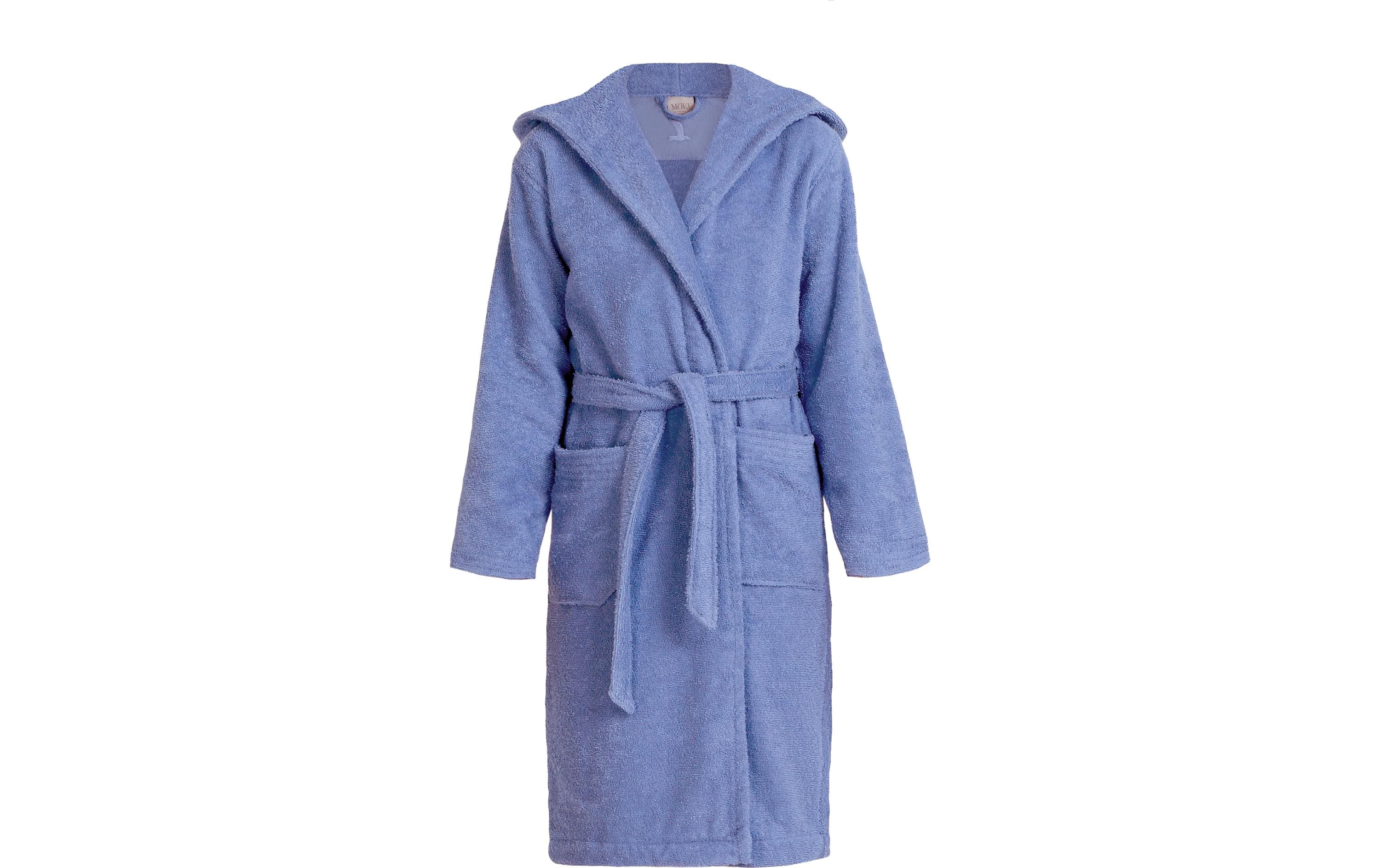 Möve Bademantel Superwuschel Kids Grösse 152, Farbe: Cornflower