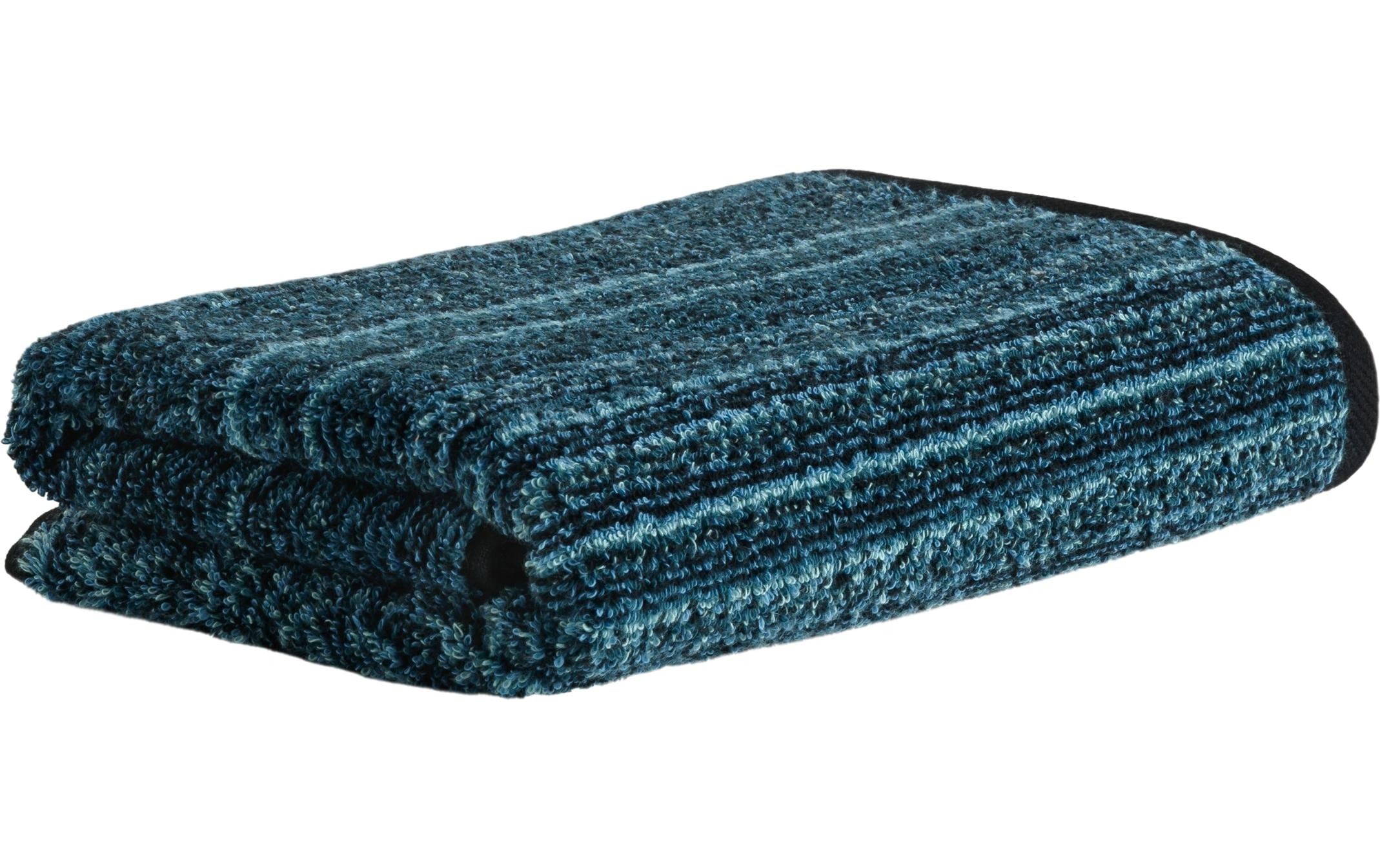 möve Handtuch Tide Texture 50 x 100 cm, deep lake/turquoise
