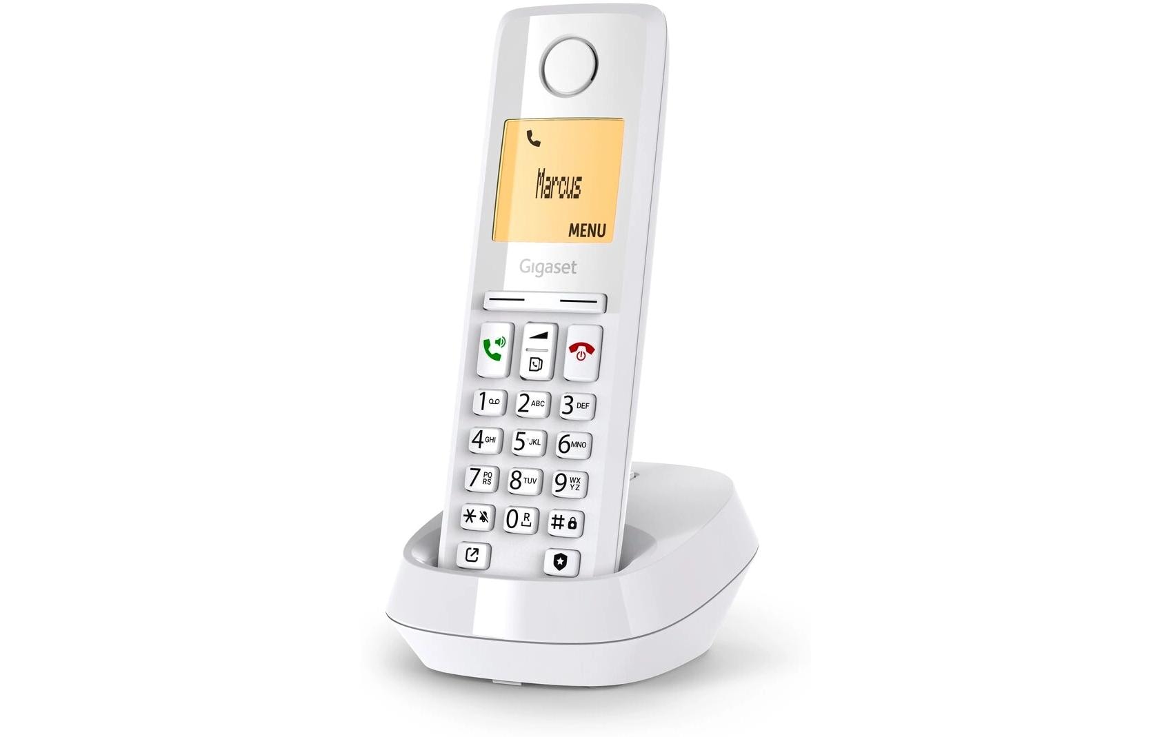 Gigaset Pure 300 weiss analoges DECT-Schnurlostelefon