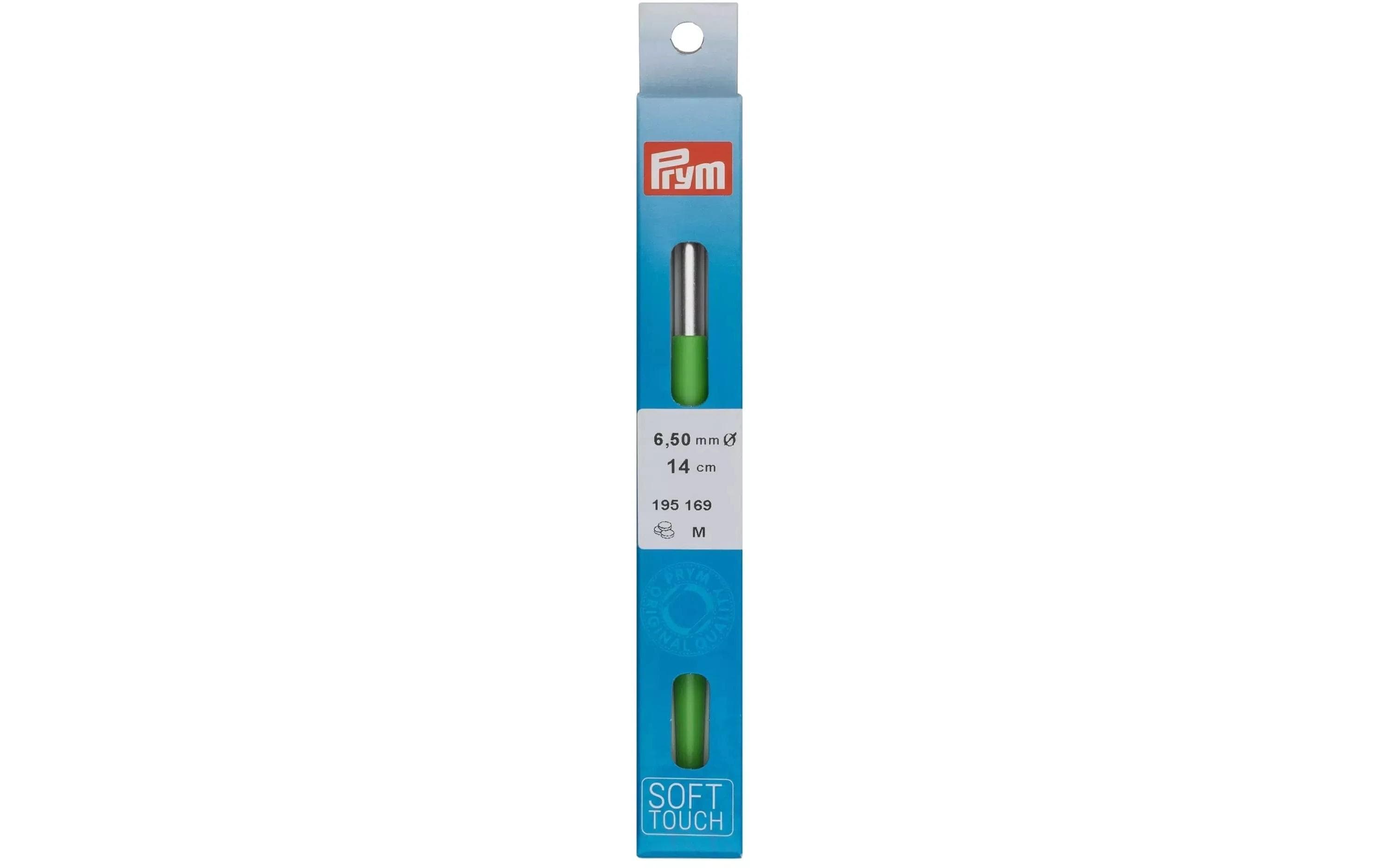 Prym Häkelnadel Softgriff 6.5 mm, 14 cm, Karte, Aluminium