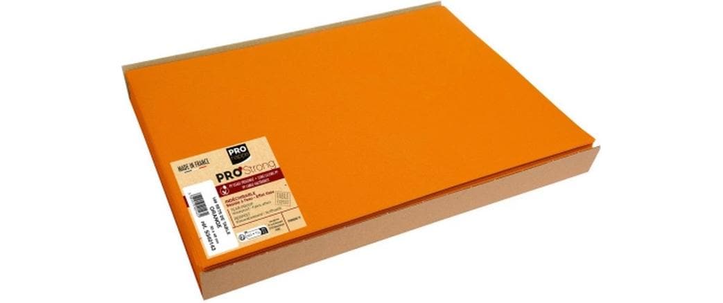 PRO nappe Tischsets Orange, 100 Stück 30x40 cm, recyc. Polypropylene,abwischbar
