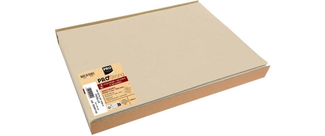 PRO nappe Tischsets Hellbraun, 100 Stück 30x40 cm, recyc. Polypropylene,abwischbar
