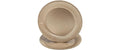 PRO nappe Einweg-Teller Gold metal, 10 Stk. D: 23 cm, Karton, plastikfrei