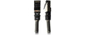 PatchSee Cat.6A U/UTP Patchkabel 12-Pack, 2.4m, Schwarz, LED-Identifikation