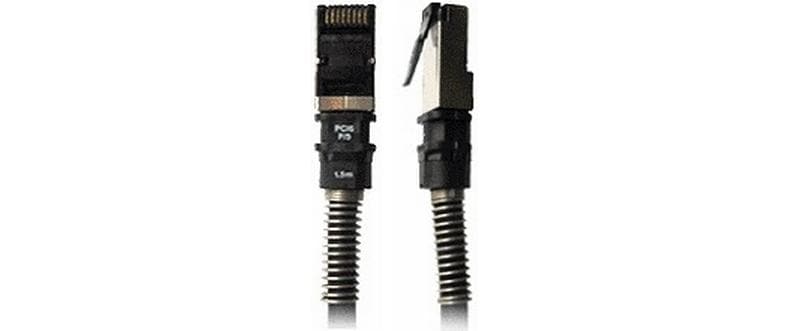 PatchSee Cat.6A U/UTP Patchkabel 12-Pack, 2.4m, Schwarz, LED-Identifikation