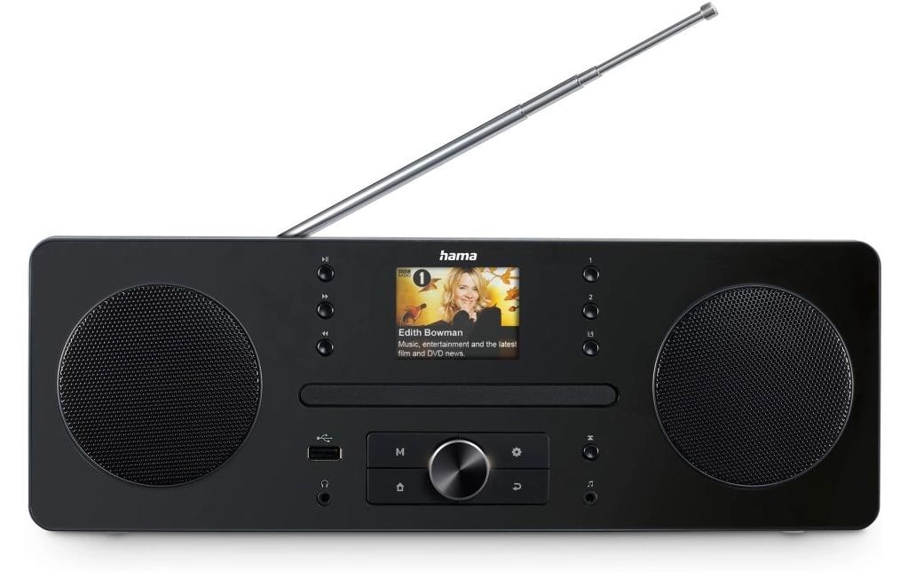 Hama Digitalradio DIR1570CBT, Stereo, Schw. DAB/DAB+,CD, FM, BT, USB, Internetradio