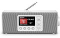 Hama Digitalradio DR2002, Stereo, Weiss DAB/DAB+,FM, BT, Radiowecker