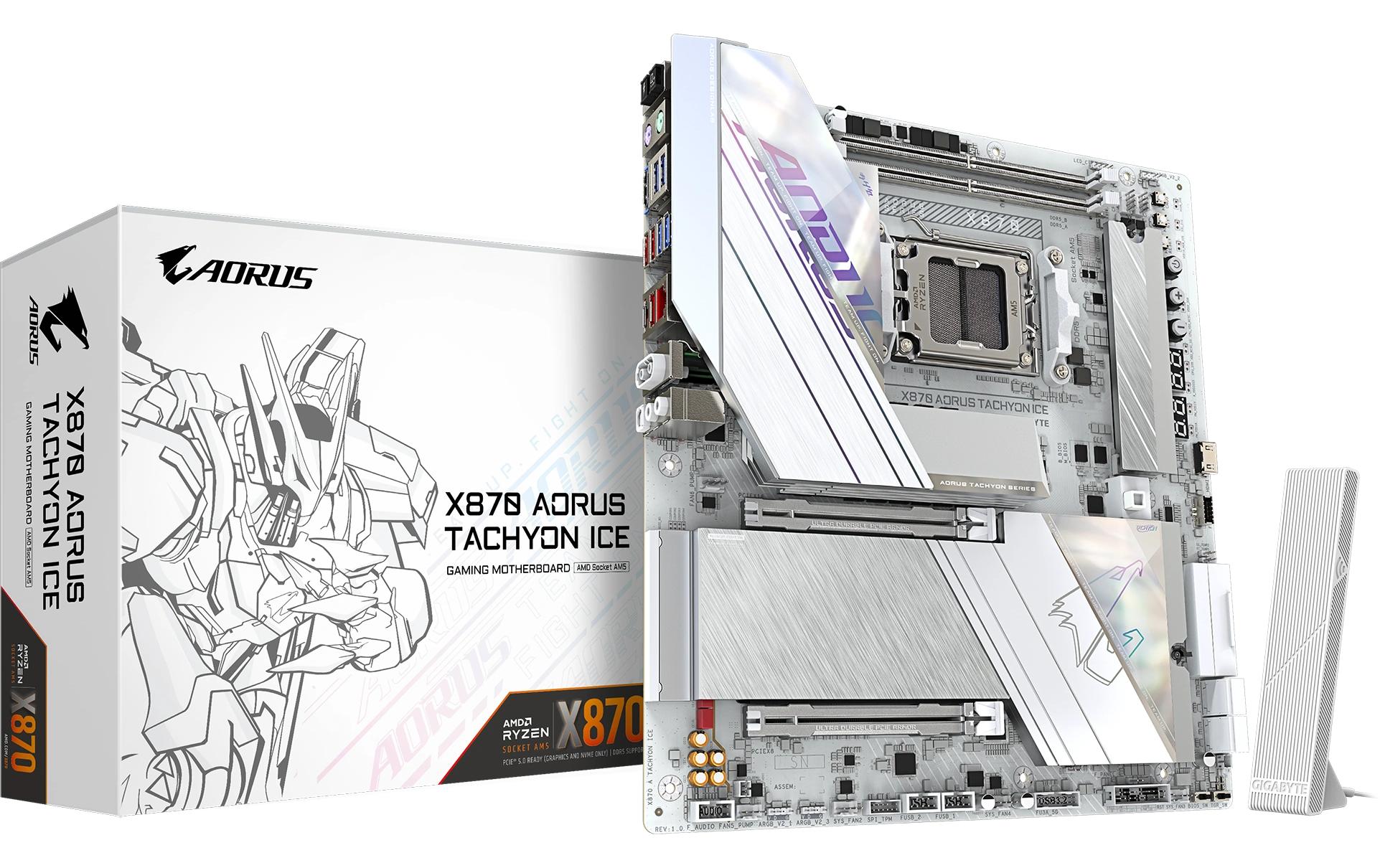 Gigabyte X870 AORUS TACHYON ICE, EATX AM5, AMD X870E, 2x DDR5, WIFI 7